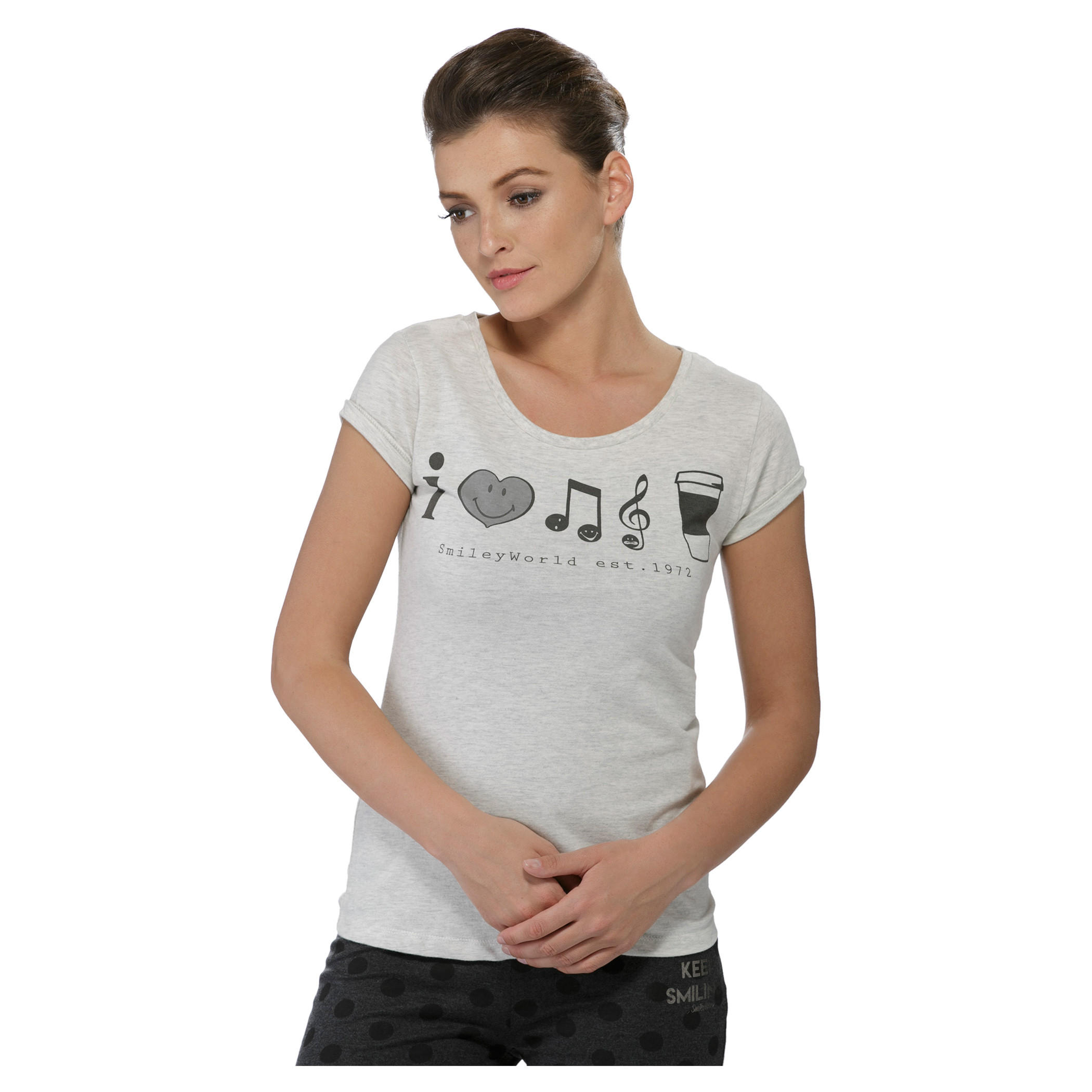 Smiley World Short Sleeves T-shirt-women-clothing-tshirts-image-1