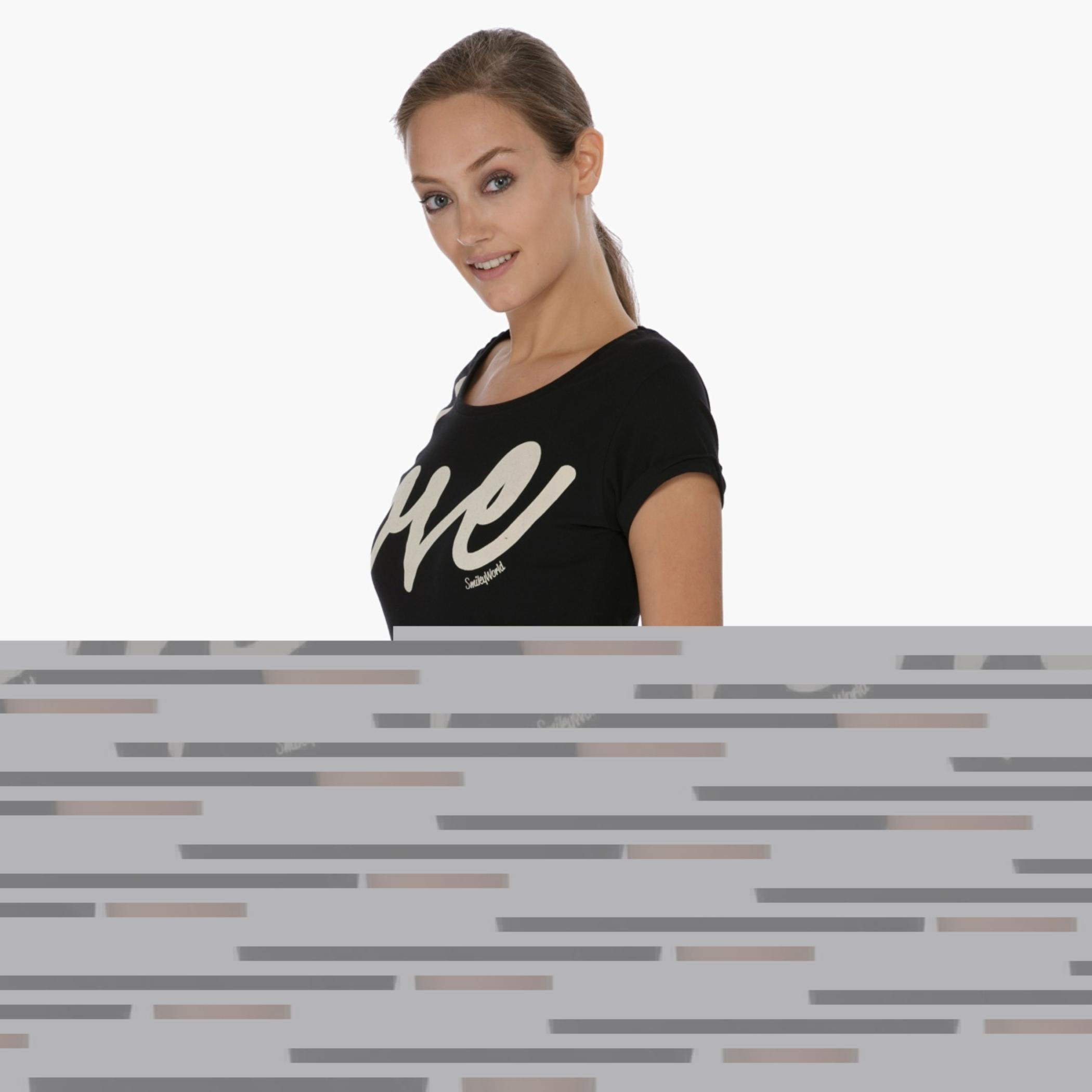 Smiley World Printed T-shirt-women-clothing-tshirts-image-3