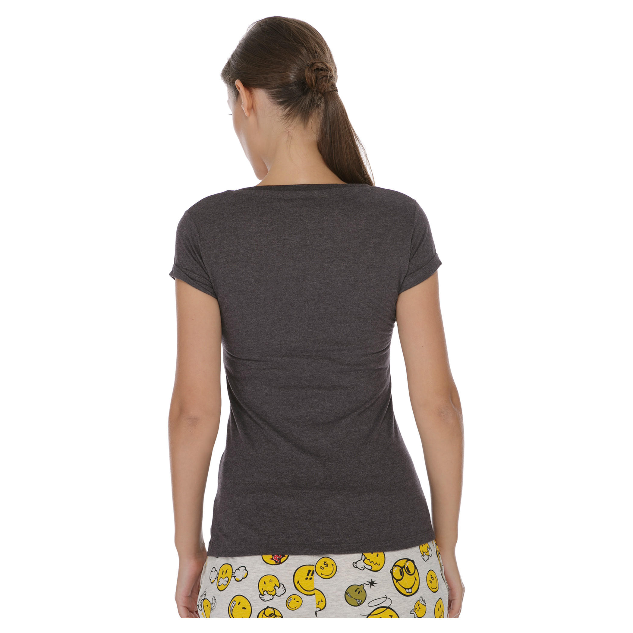Smiley World Printed T-shirt-women-clothing-tshirts-image-4
