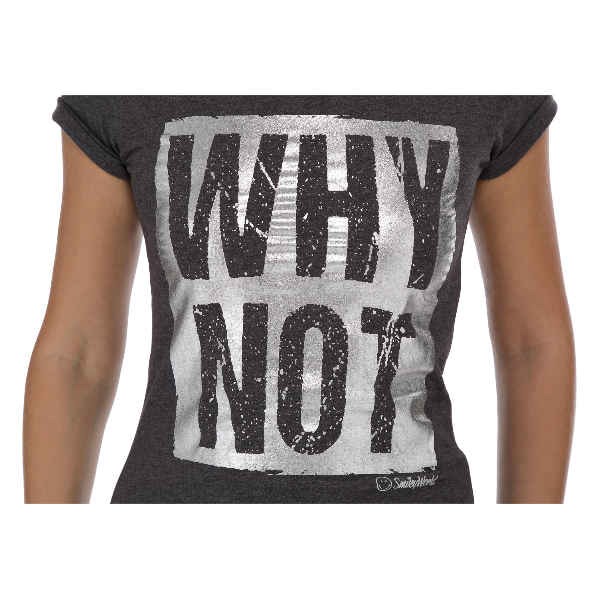 Smiley World Printed T-shirt-women-clothing-tshirts-image-2