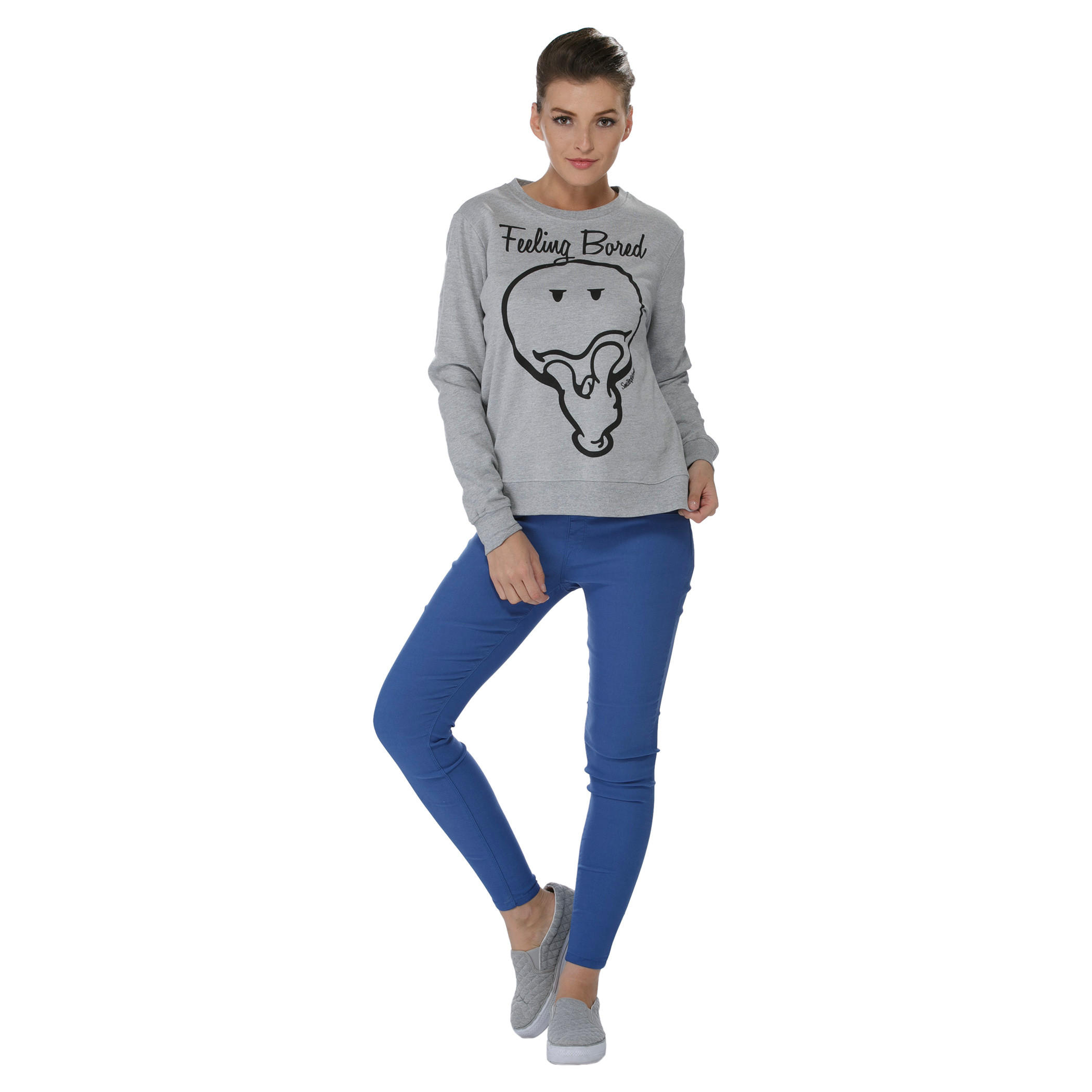 Smiley World Long Sleeves Sweatshirt-women-winterwear-hoodiesandsweatshirts-sweatshirts-image-5