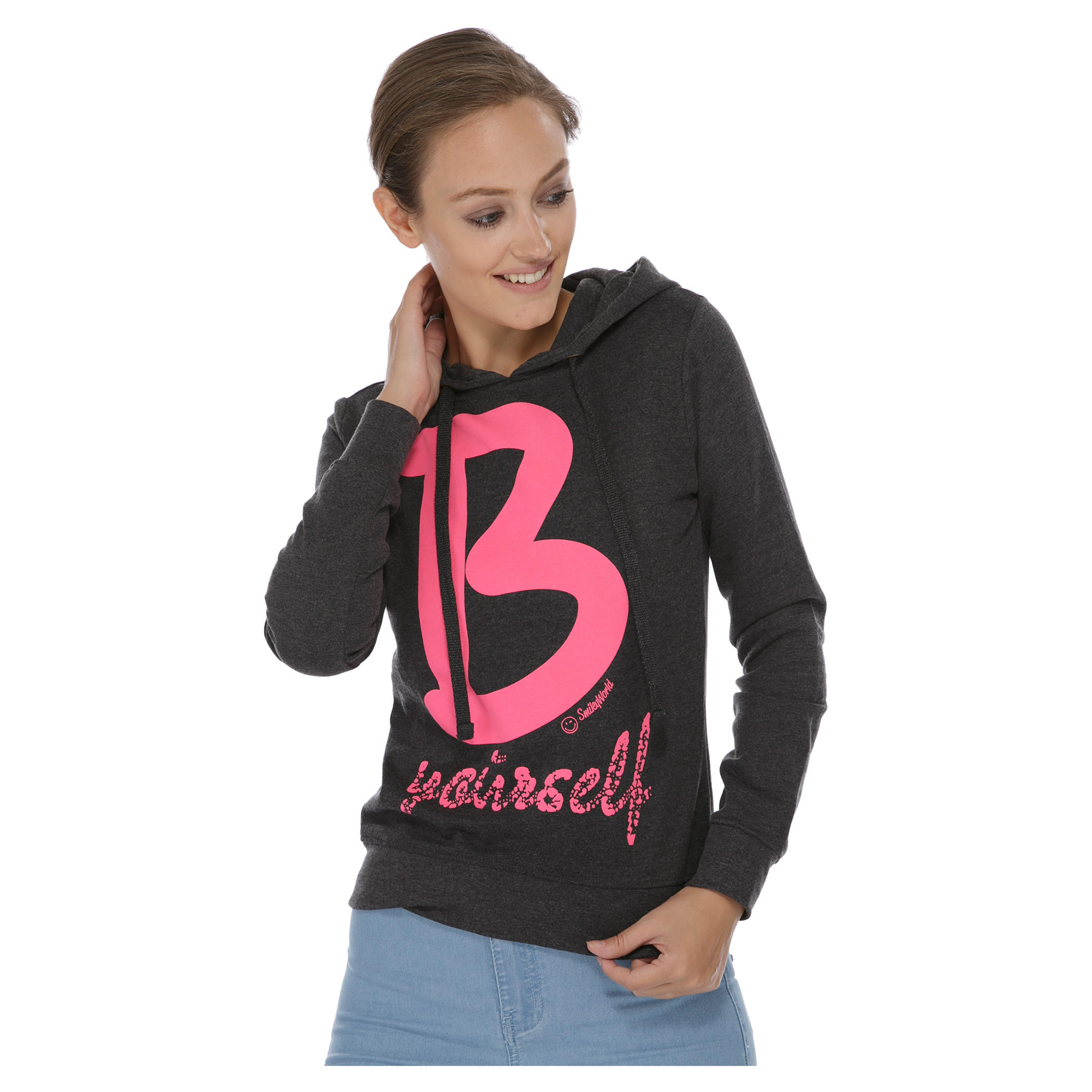 Smiley World Printed Sweatshirt with Hood-women-winterwear-hoodiesandsweatshirts-hoodies-image-5