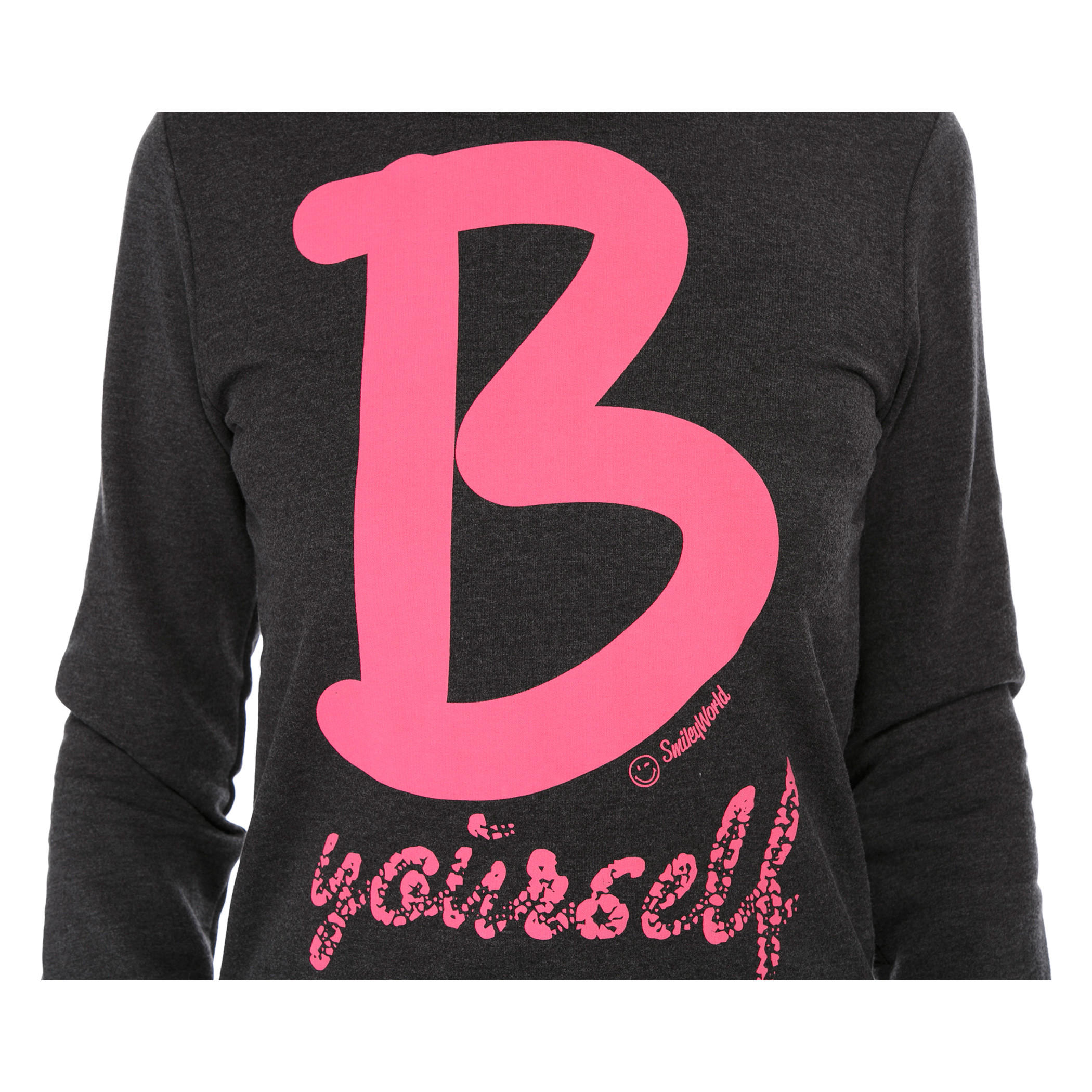 Smiley World Printed Sweatshirt with Hood-women-winterwear-hoodiesandsweatshirts-hoodies-image-2