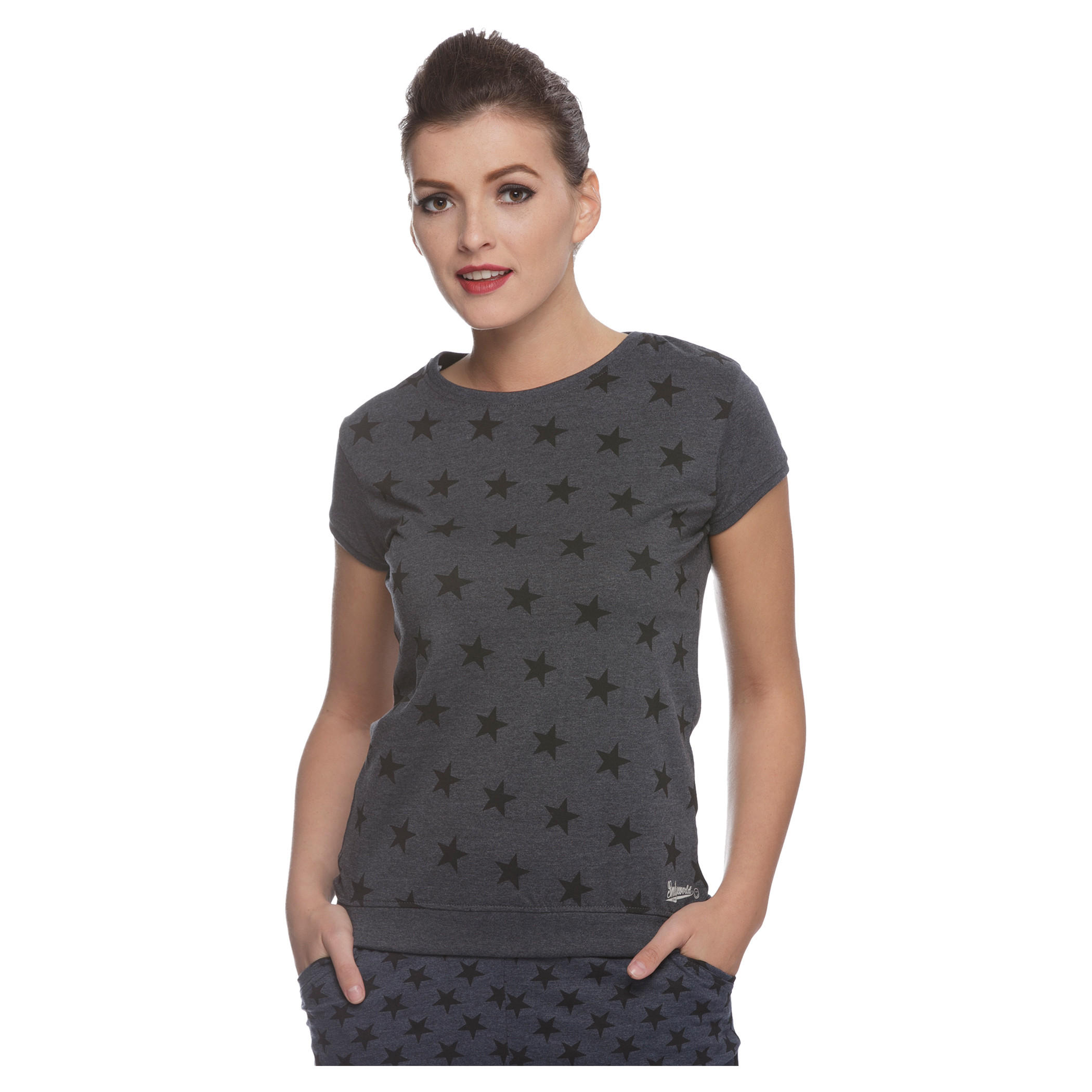 Smiley World Printed Top-women-clothing-tshirts-image-1