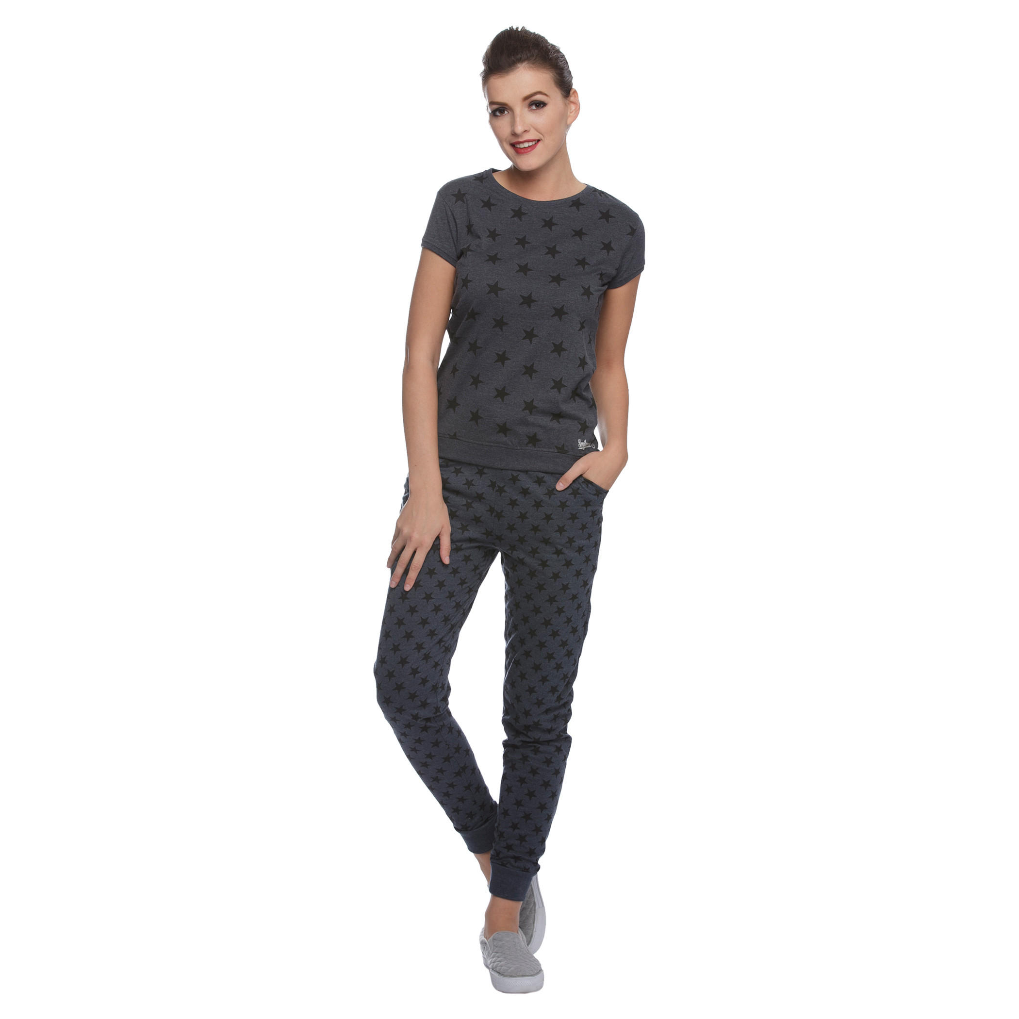 Smiley World Printed Top-women-clothing-tshirts-image-5