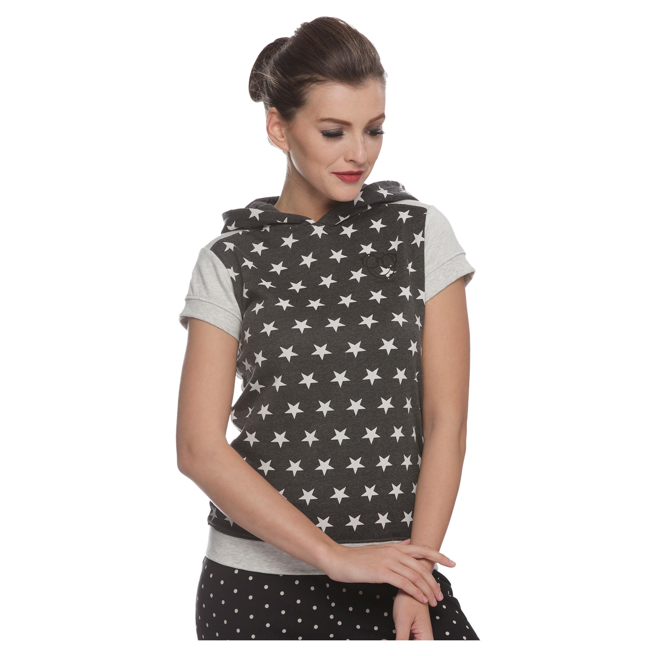 Smiley World Printed Top-women-winterwear-hoodiesandsweatshirts-sweatshirts-image-1