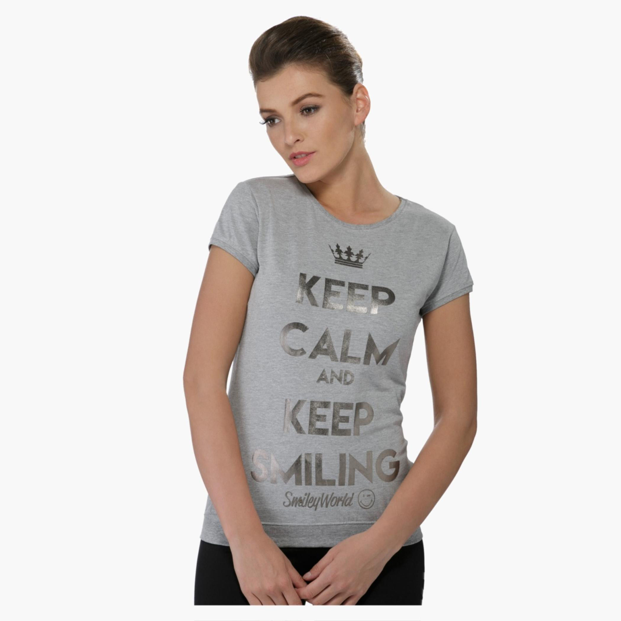 Smiley World Printed T-shirt-women-clothing-tshirts-image-1