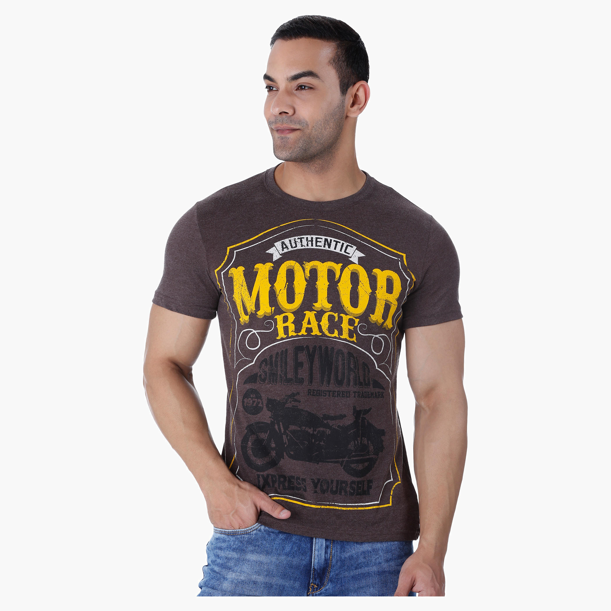 Smiley World Printed T-shirt-men-clothing-tshirtsandpolos-tshirts-image-1