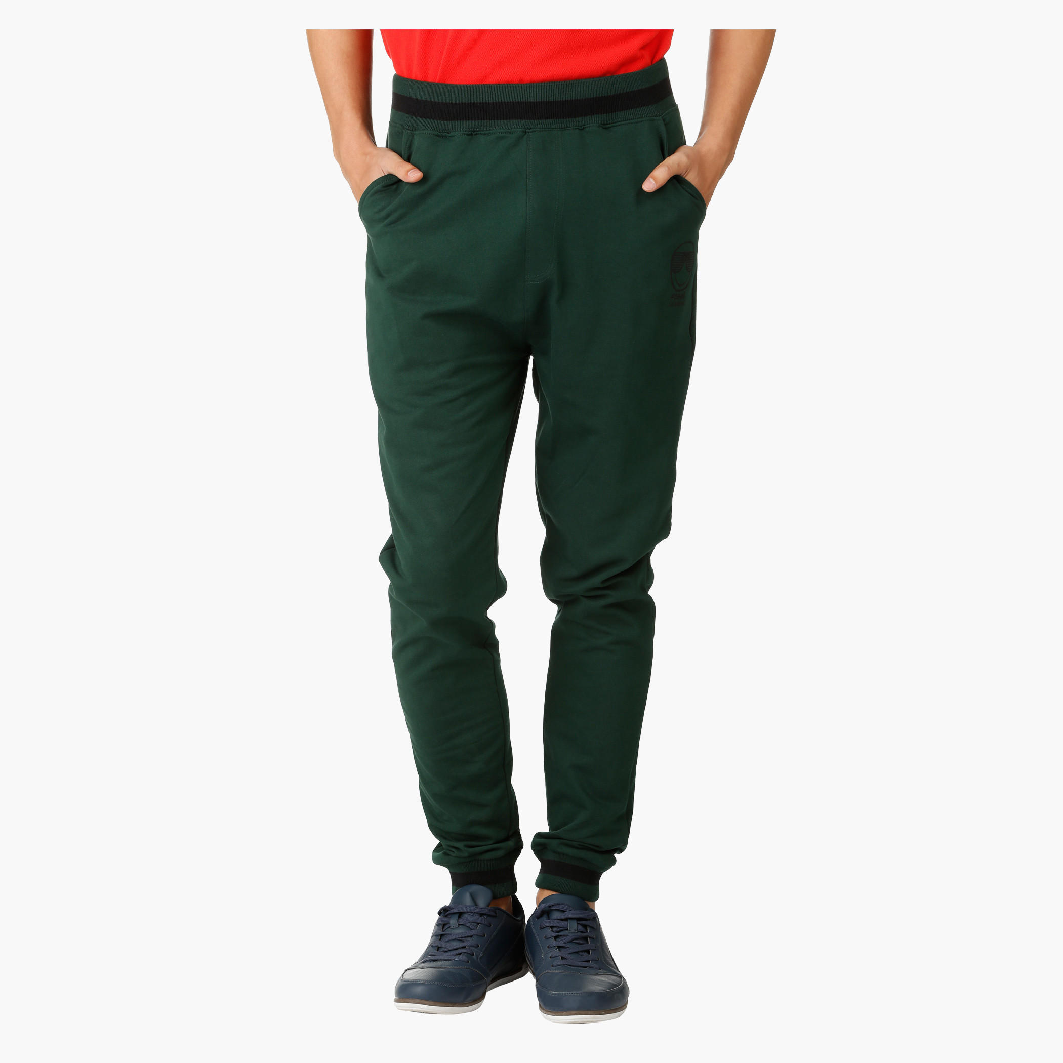 Smiley World Solid Colour Cuff Pants-men-clothing-bottoms-joggers-image-5