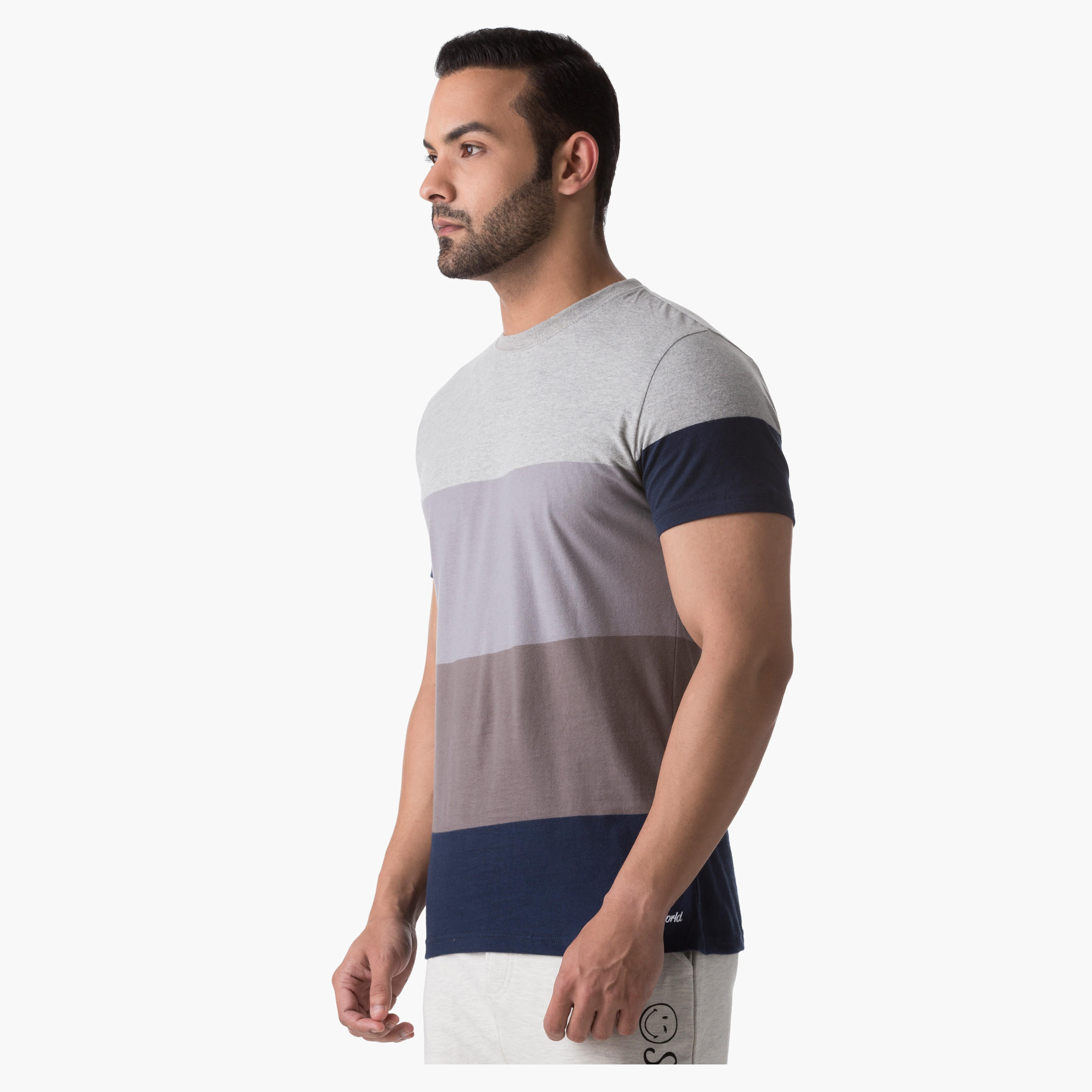 Smiley World Cotton Yarn Dye T-Shirt-men-clothing-tshirtsandpolos-tshirts-image-3