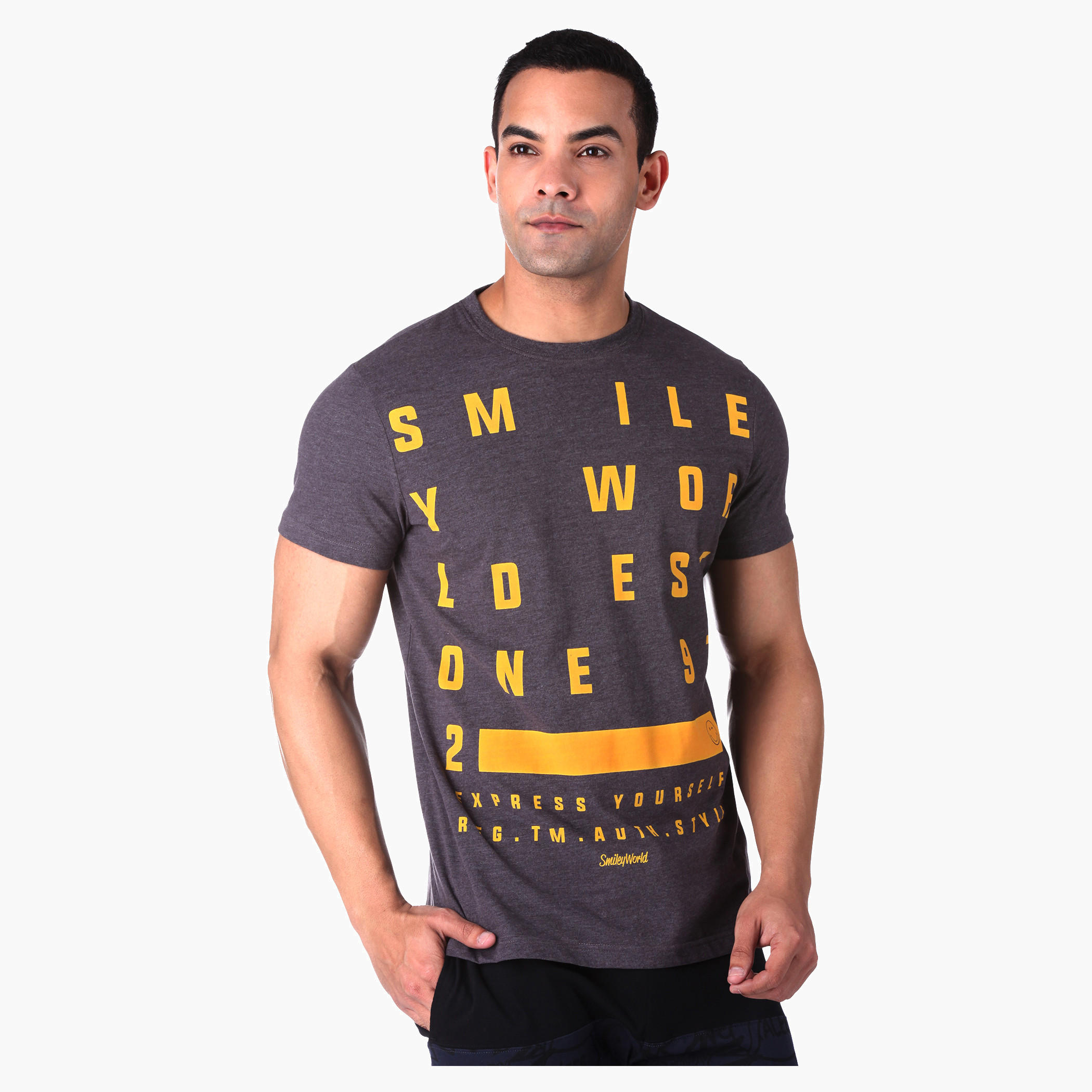 Smiley World Printed T-shirt-men-clothing-tshirtsandpolos-tshirts-image-1