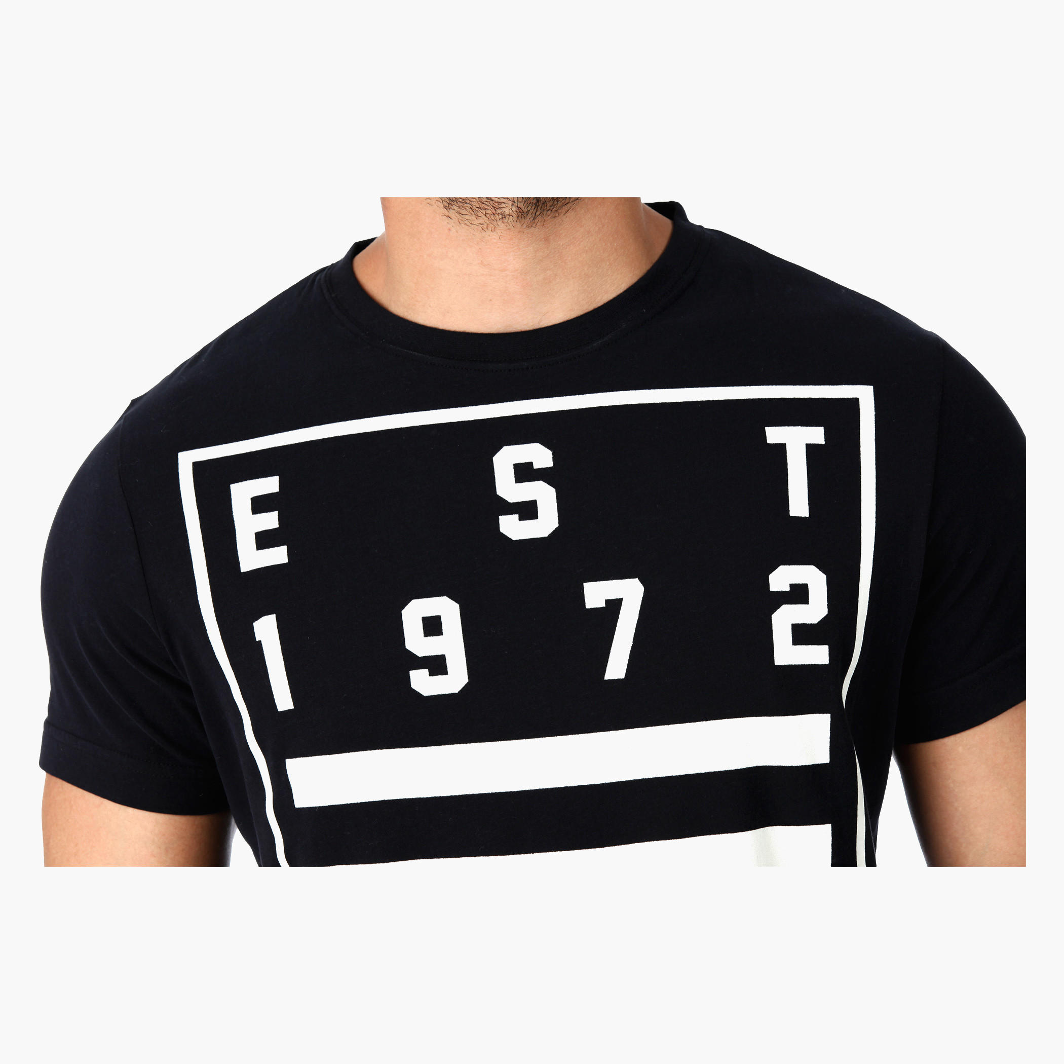 Smiley World Graphic Print Cotton T-Shirt with Short Sleeves in Regular Fit-men-clothing-tshirtsandpolos-tshirts-image-4