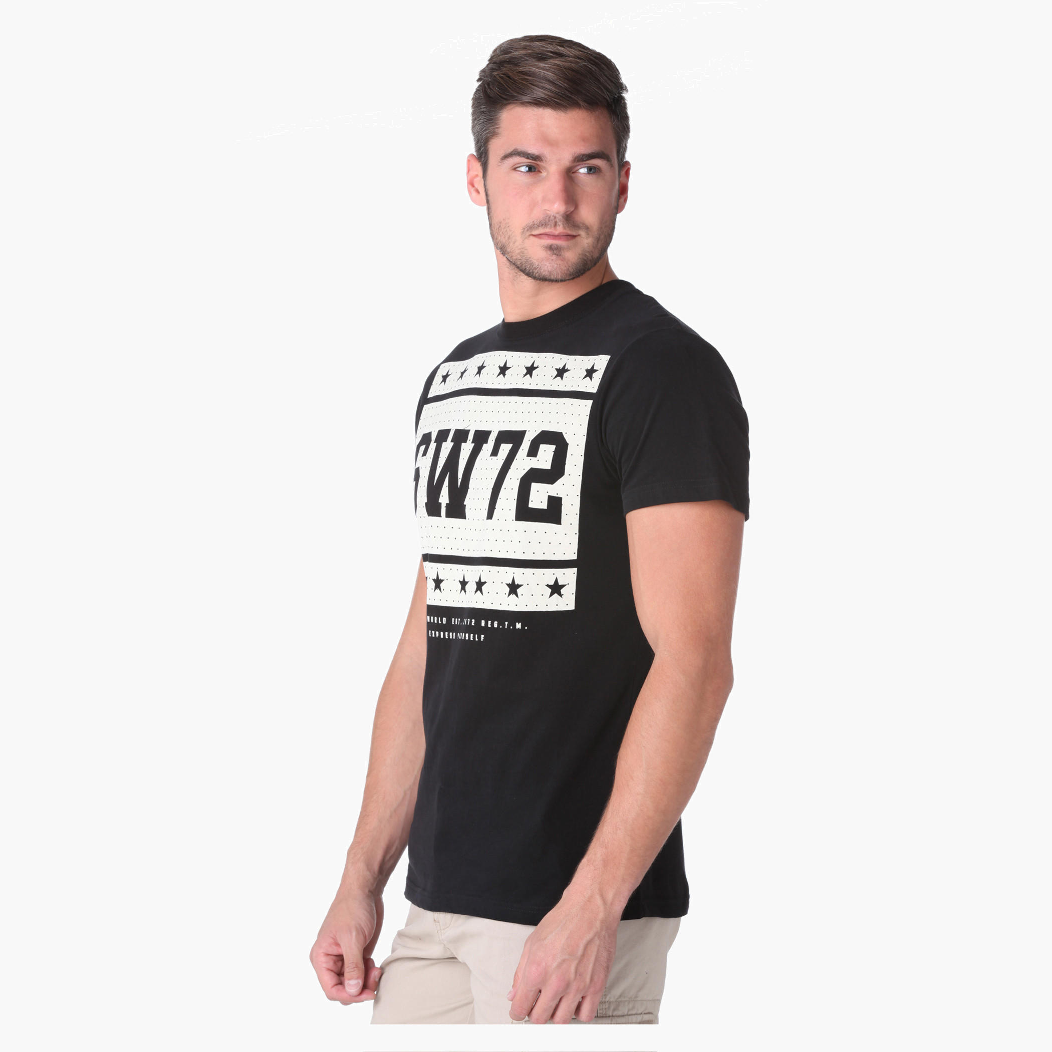 Smiley World Crew Neck T-shirt-men-clothing-tshirtsandpolos-tshirts-image-3