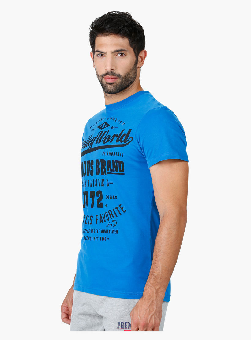 Smiley World Cotton T-Shirt in Regular Fit-men-clothing-tshirtsandpolos-tshirts-image-3