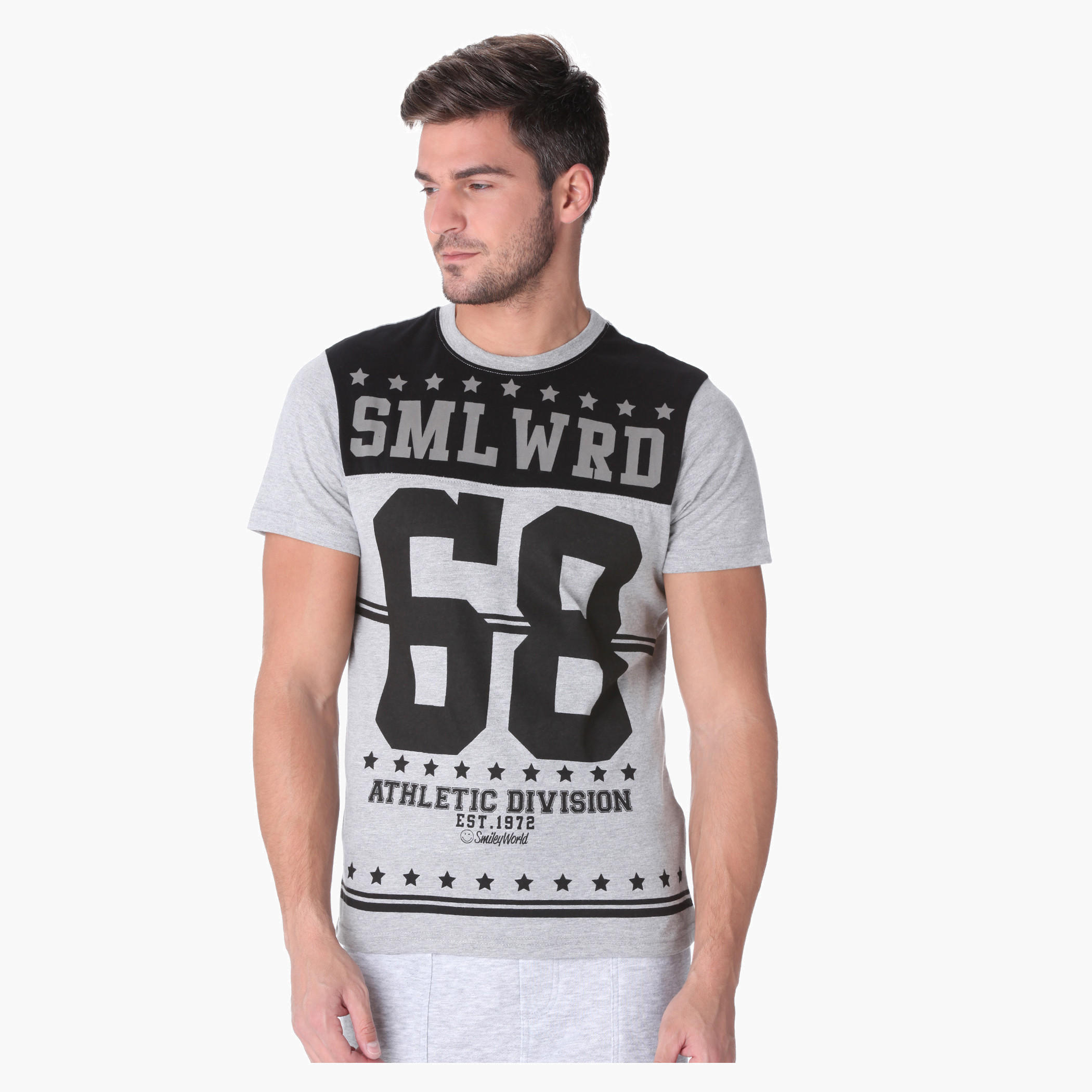 Smiley World Crew Neck T-shirt-men-clothing-tshirtsandpolos-tshirts-image-1