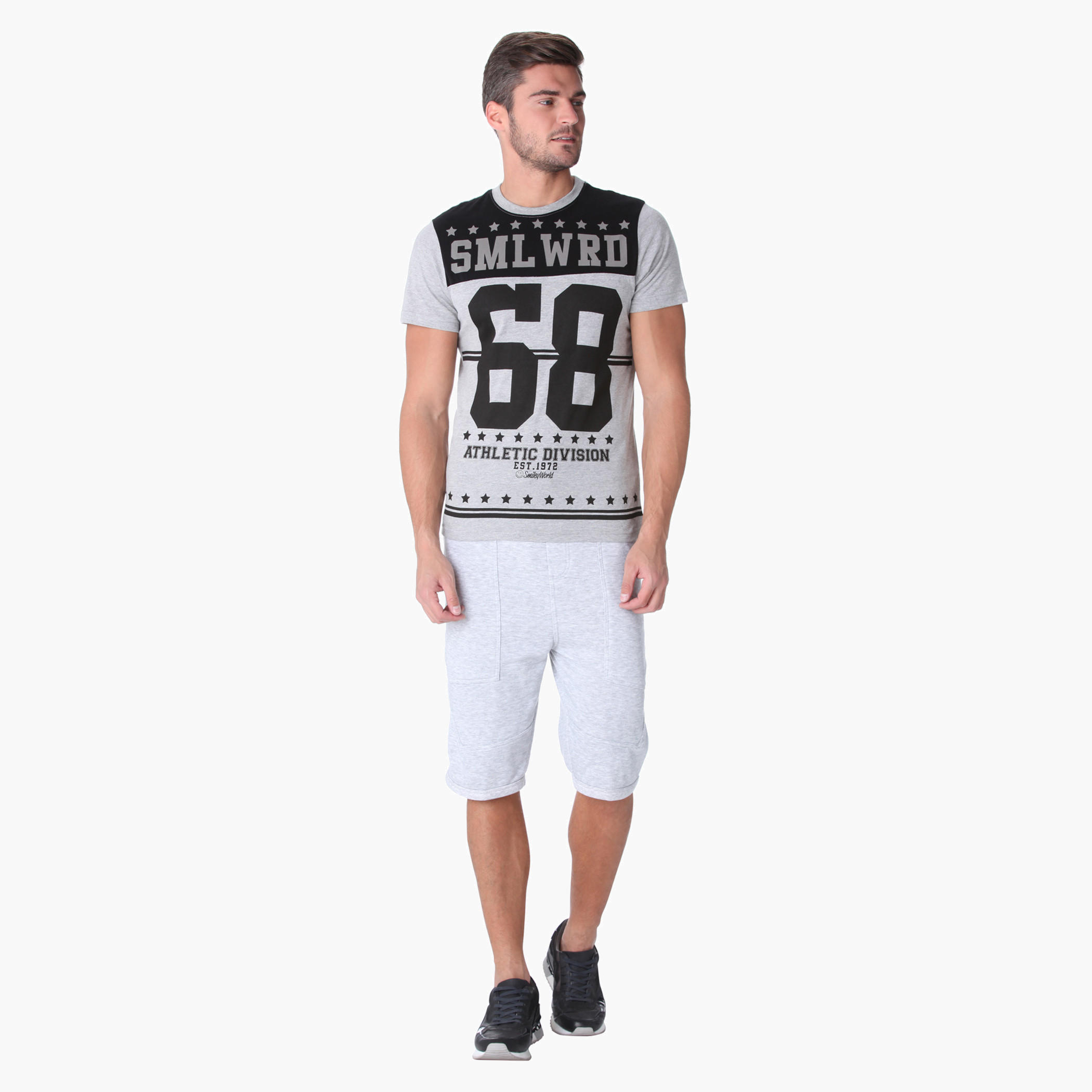 Smiley World Crew Neck T-shirt-men-clothing-tshirtsandpolos-tshirts-image-1