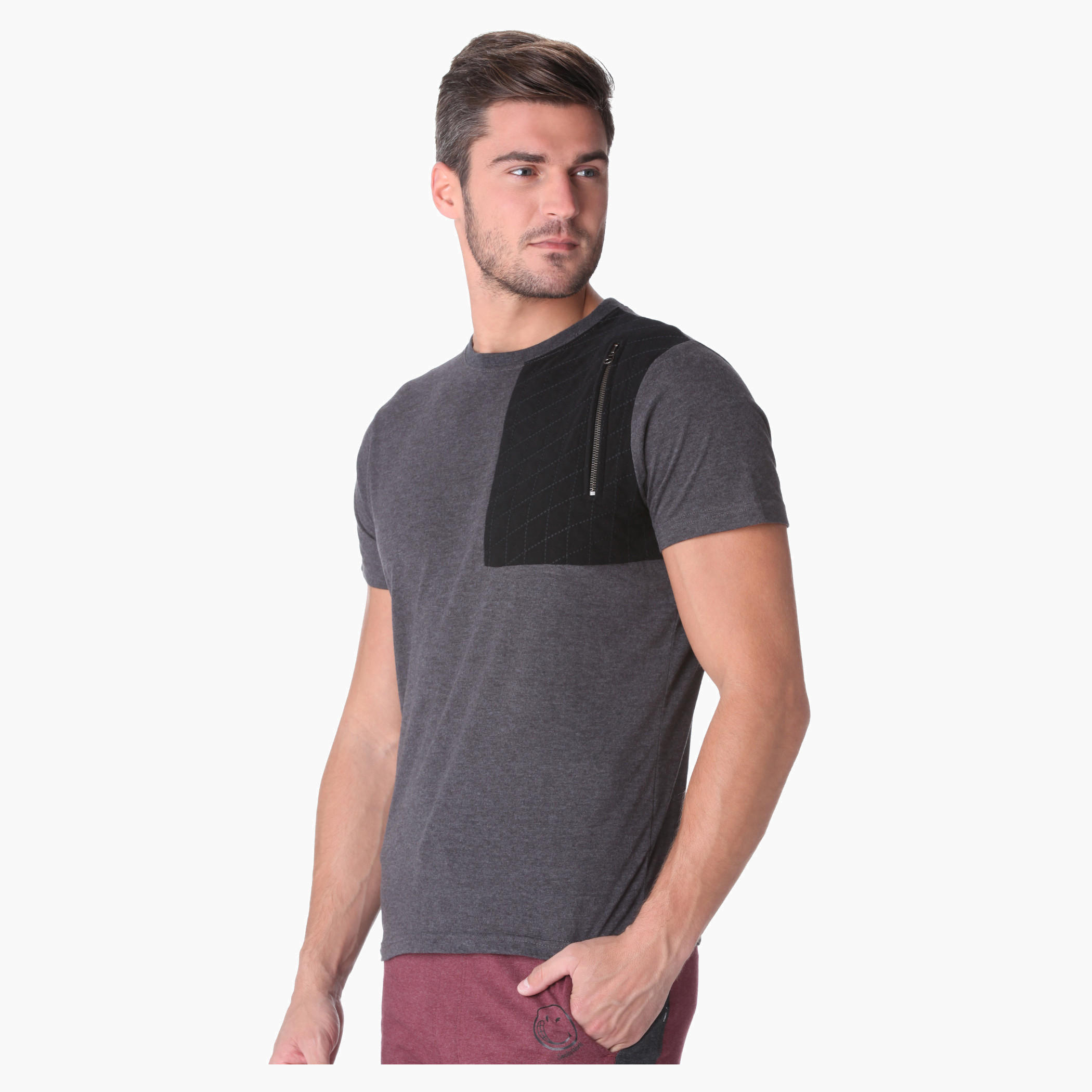 Smiley World Crew Neck T-shirt-men-clothing-tshirtsandpolos-tshirts-image-3