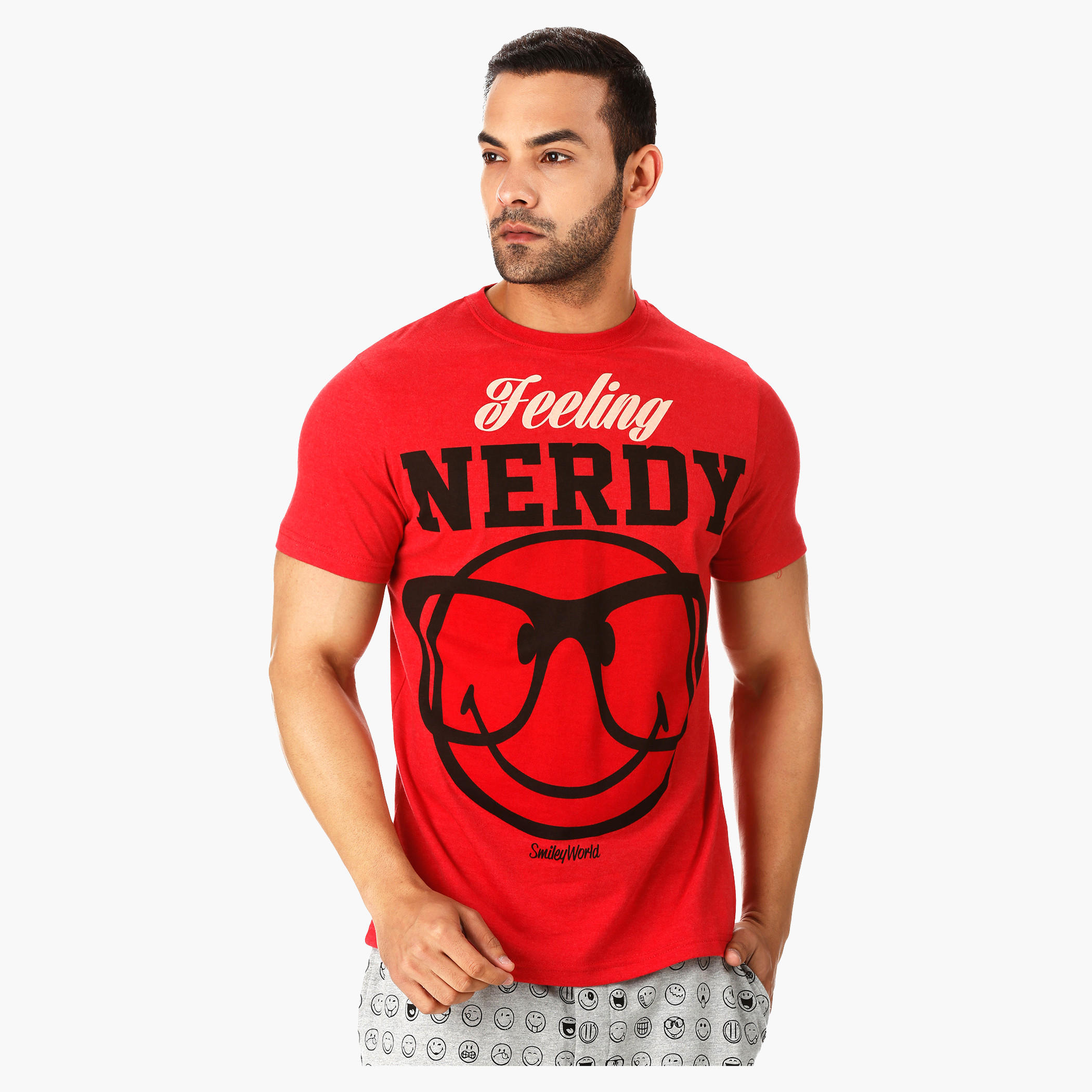 Smiley World Printed T-shirt-men-clothing-tshirtsandpolos-tshirts-image-5