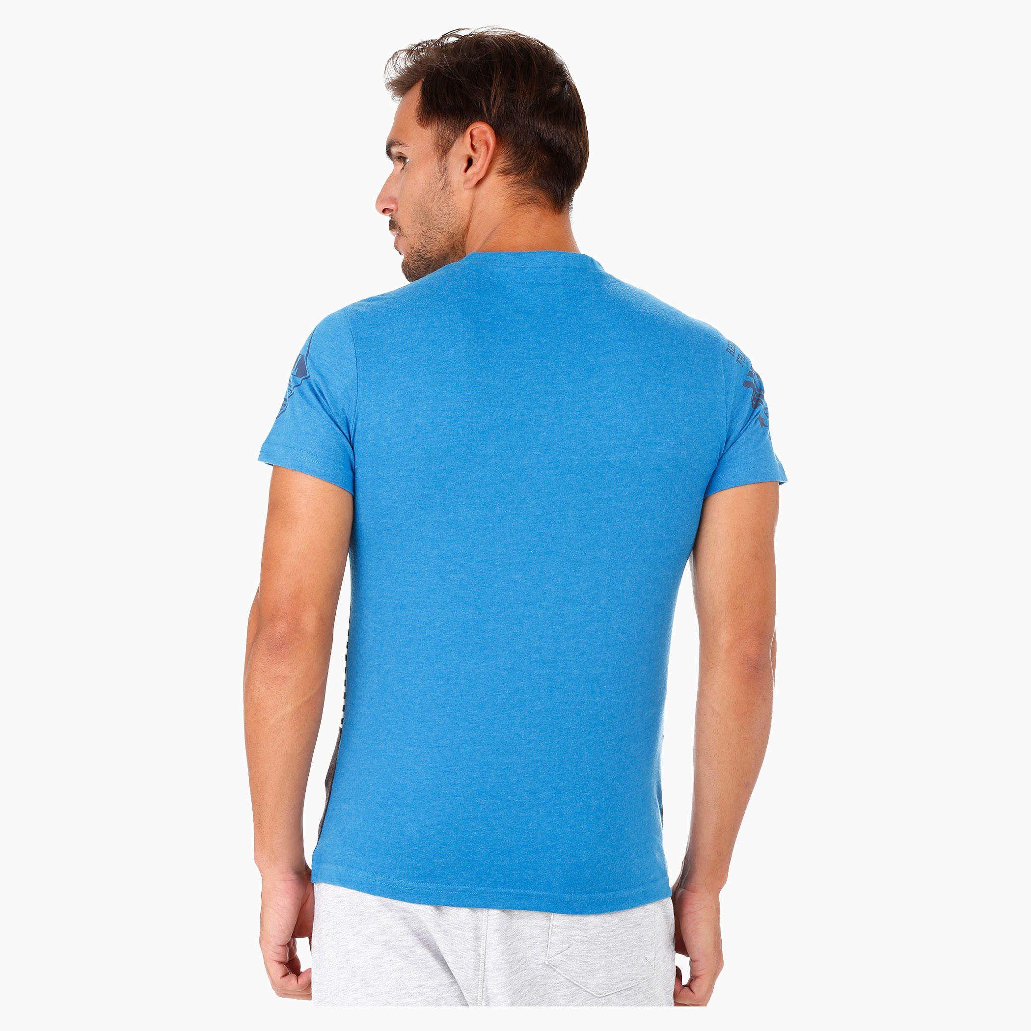 Smiley World Graphic Print Cotton T-Shirt with Short Sleeves-men-clothing-tshirtsandpolos-tshirts-image-2