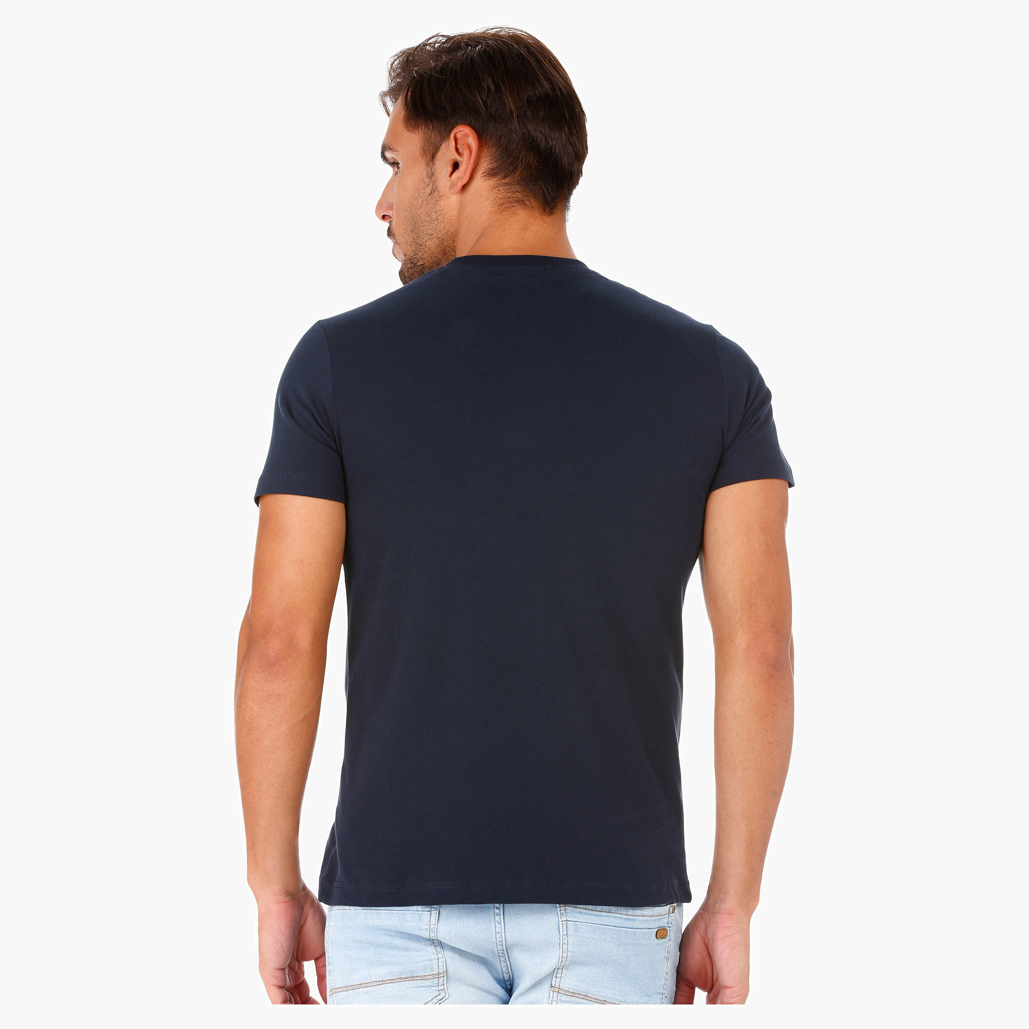 Smiley World Printed Cotton T-Shirt with Short Sleeves-men-clothing-tshirtsandpolos-tshirts-image-2