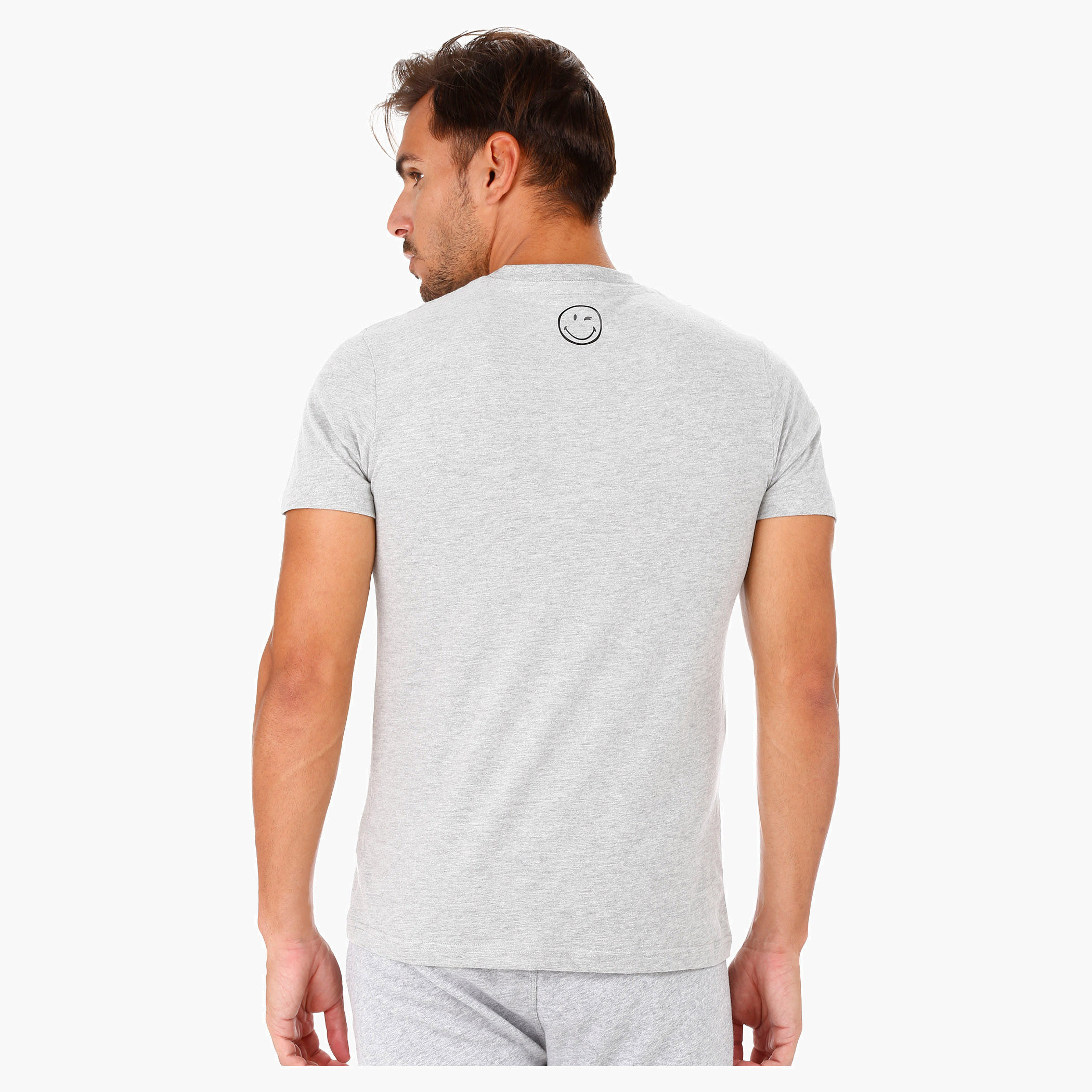 Smiley World Printed T-Shirt with Short Sleeves-men-clothing-tshirtsandpolos-tshirts-image-2