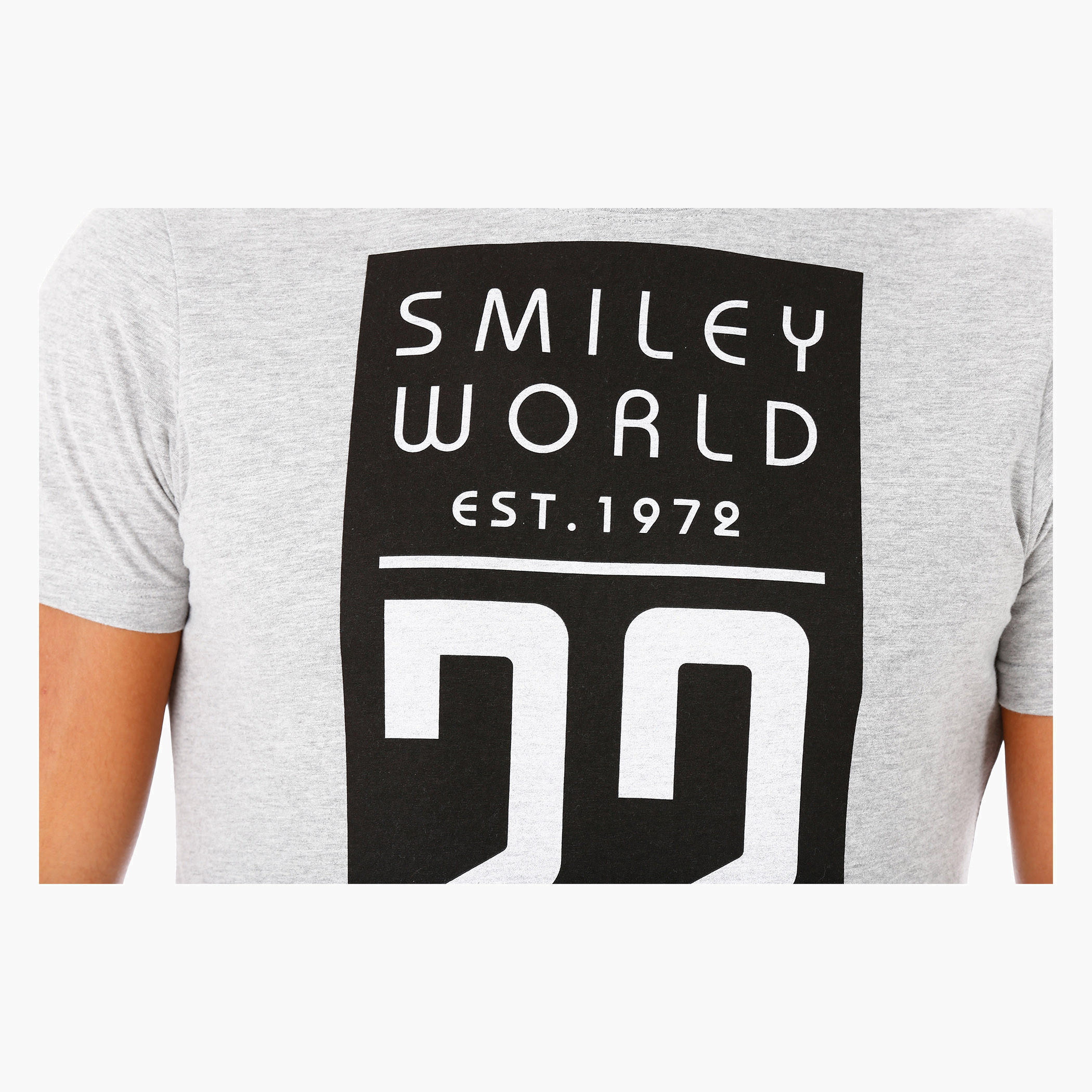 Smiley World Printed T-Shirt with Short Sleeves-men-clothing-tshirtsandpolos-tshirts-image-4