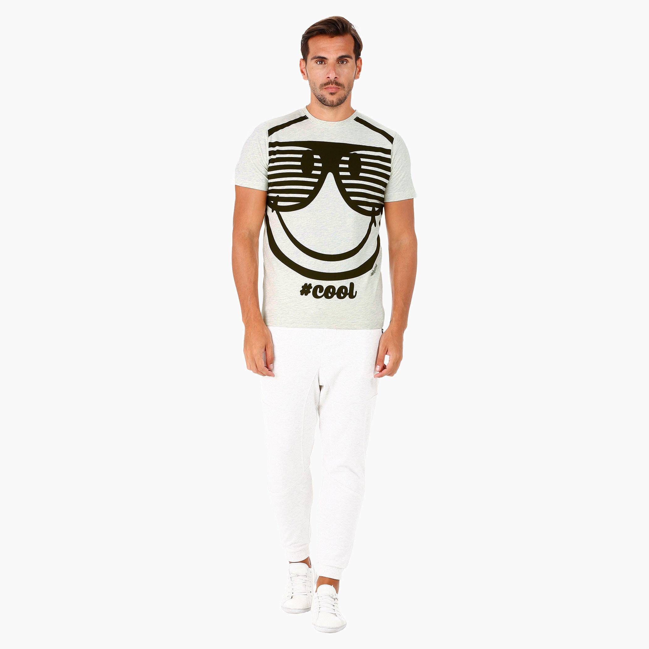 Smiley World Printed Cotton T-Shirt with Short Sleeves-men-clothing-tshirtsandpolos-tshirts-image-5