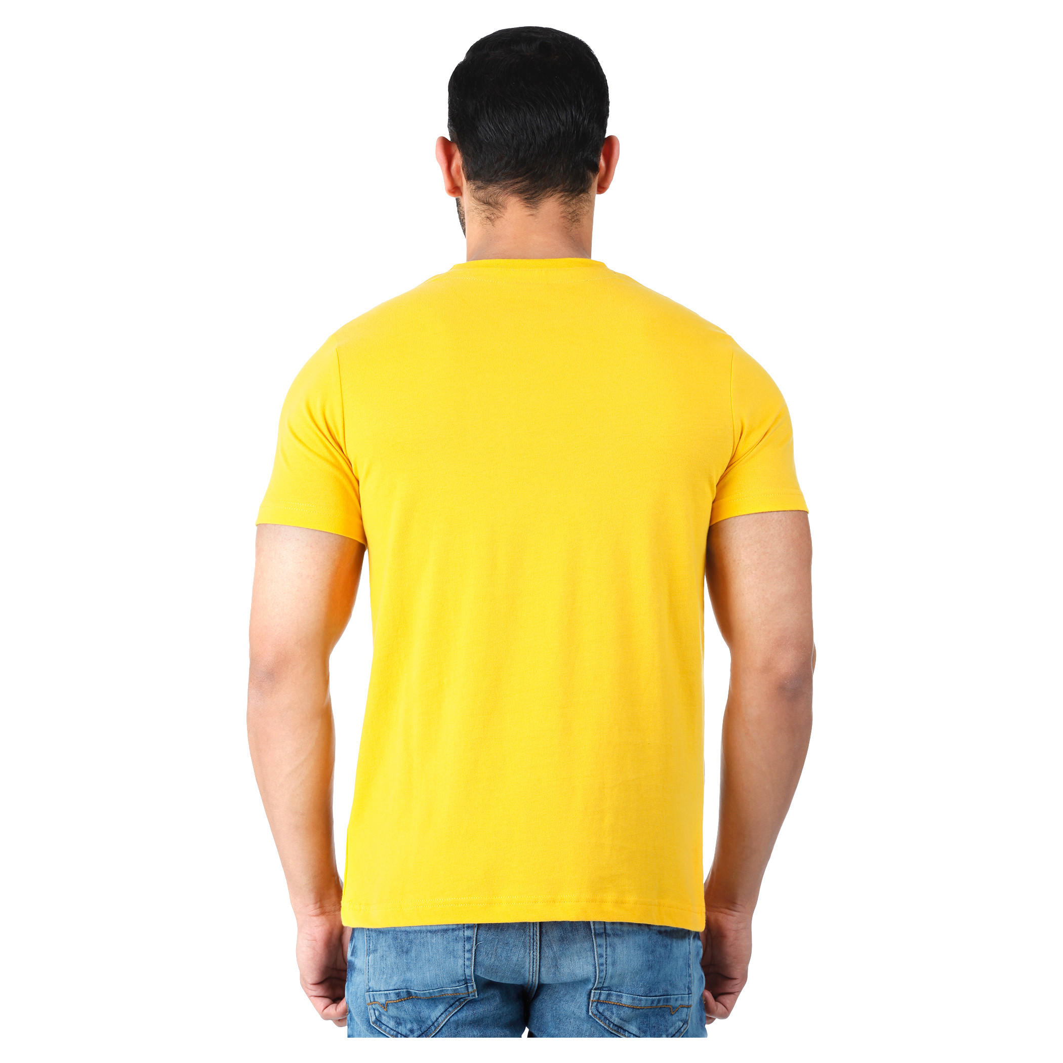 Smiley World Graphic Print Cotton T-Shirt with Short Sleeves in Regular Fit-men-clothing-tshirtsandpolos-tshirts-image-2