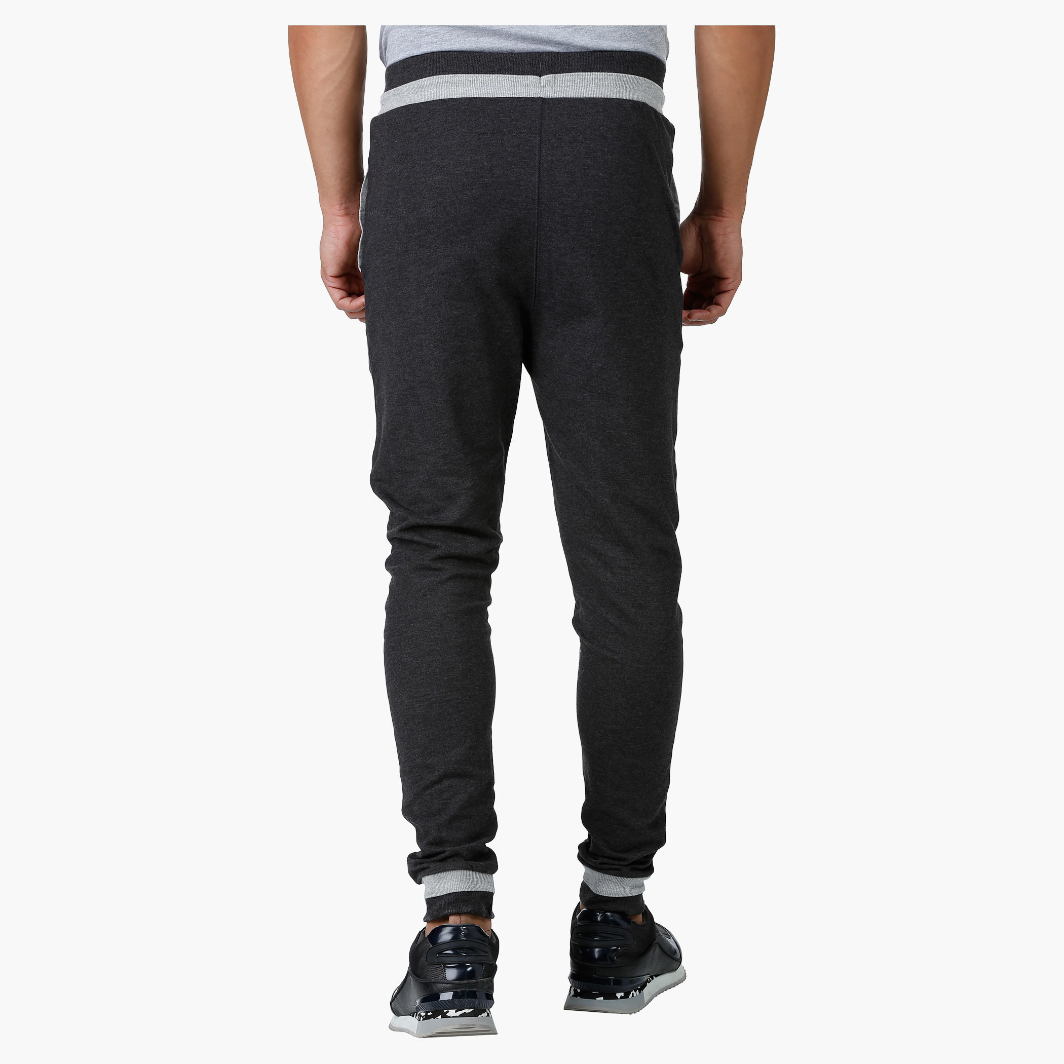 Smiley World Print Melange Pants-men-clothing-bottoms-joggers-image-2