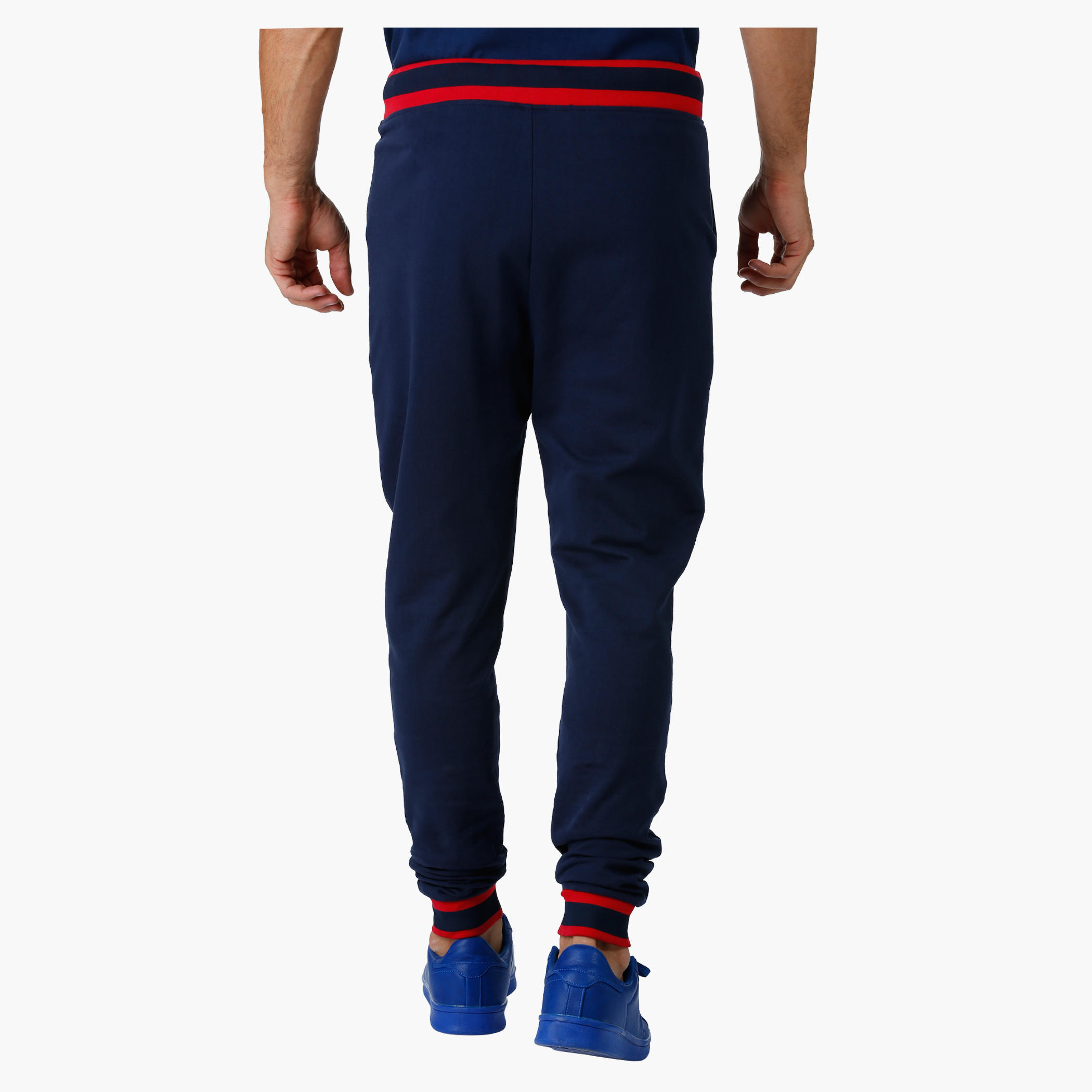 Smiley World Melange Printed Joggers-men-clothing-bottoms-joggers-image-2