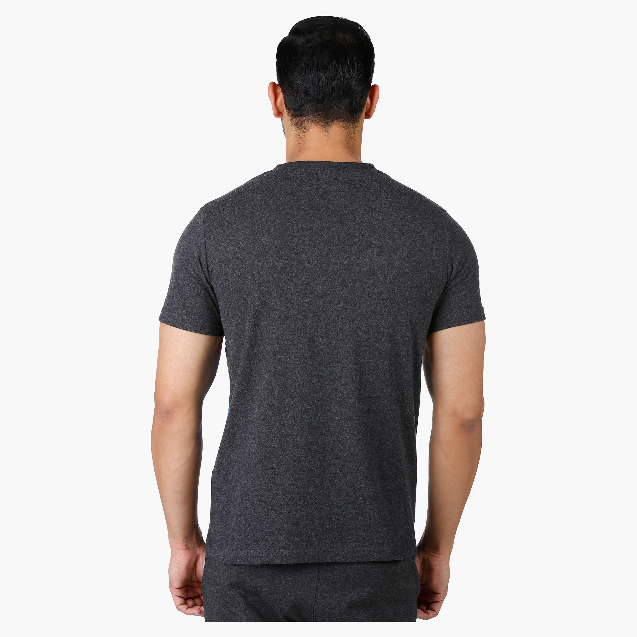 Smiley World Graphic Print Cotton T-Shirt with Short Sleeves-men-clothing-tshirtsandpolos-tshirts-image-2