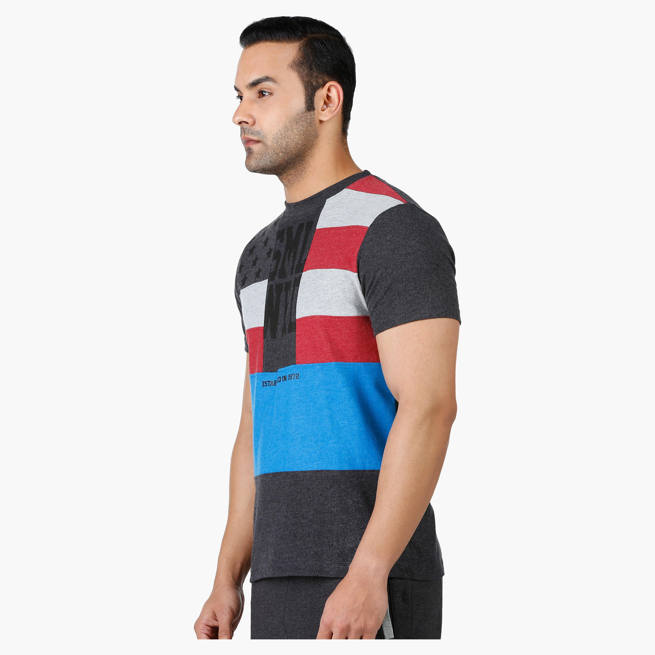 Smiley World Graphic Print Cotton T-Shirt with Short Sleeves-men-clothing-tshirtsandpolos-tshirts-image-3