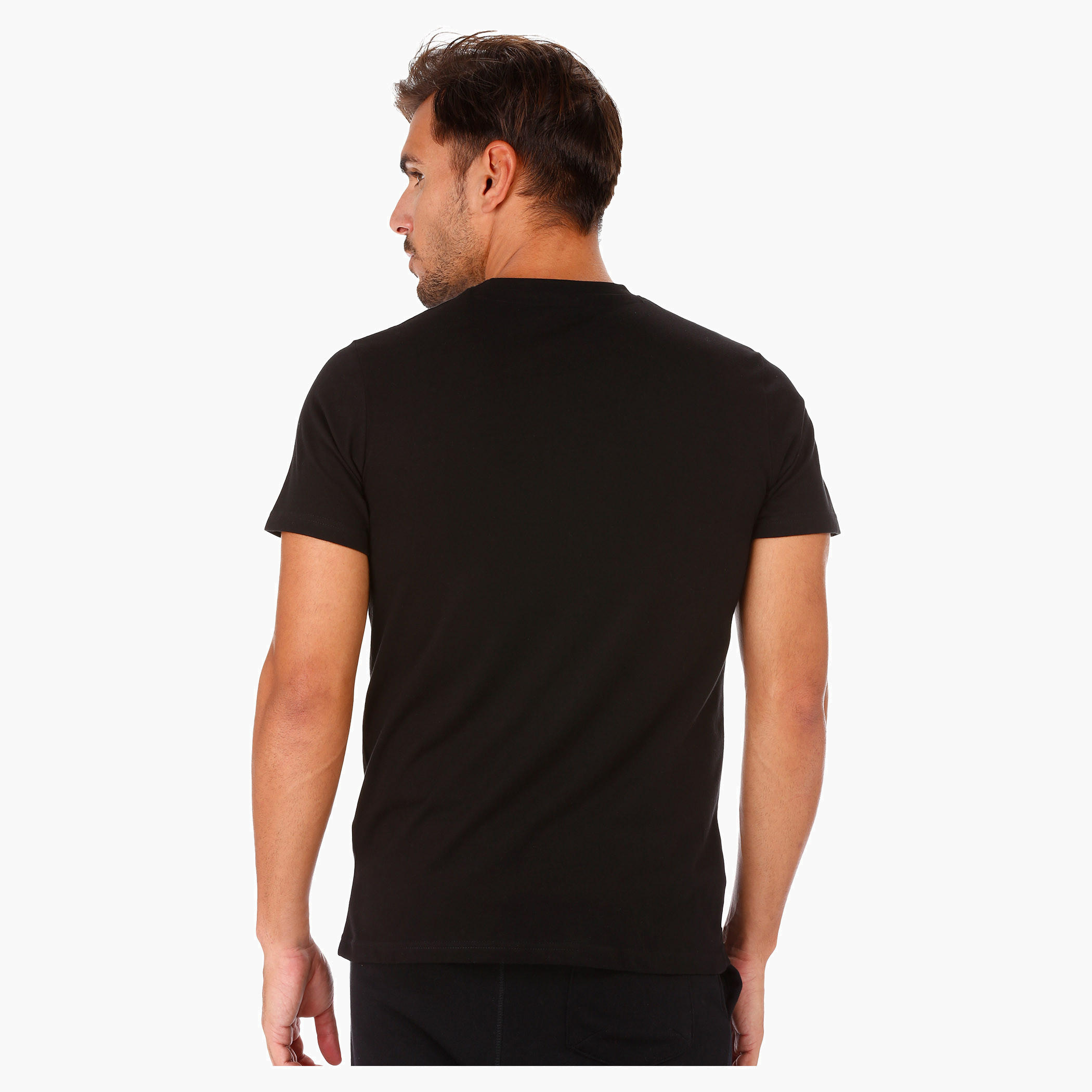 Smiley World Printed Cotton T-Shirt with Short Sleeves-men-clothing-tshirtsandpolos-tshirts-image-2