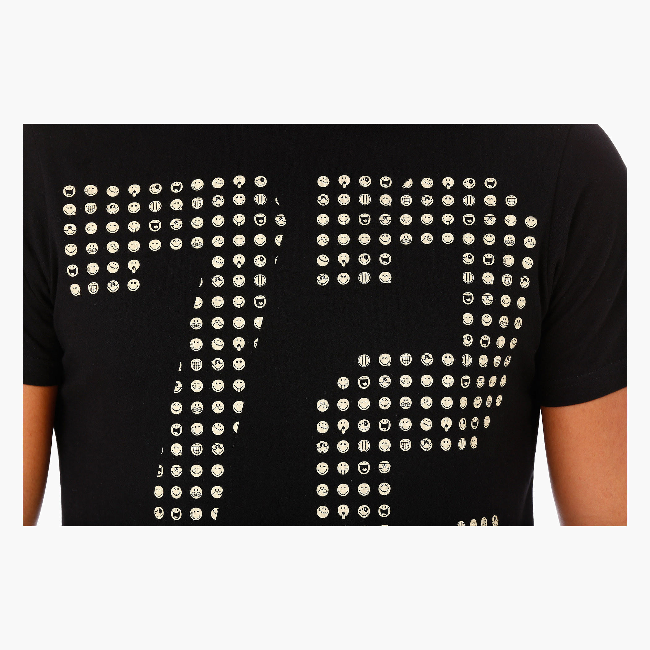 Smiley World Printed Cotton T-Shirt with Short Sleeves-men-clothing-tshirtsandpolos-tshirts-image-4