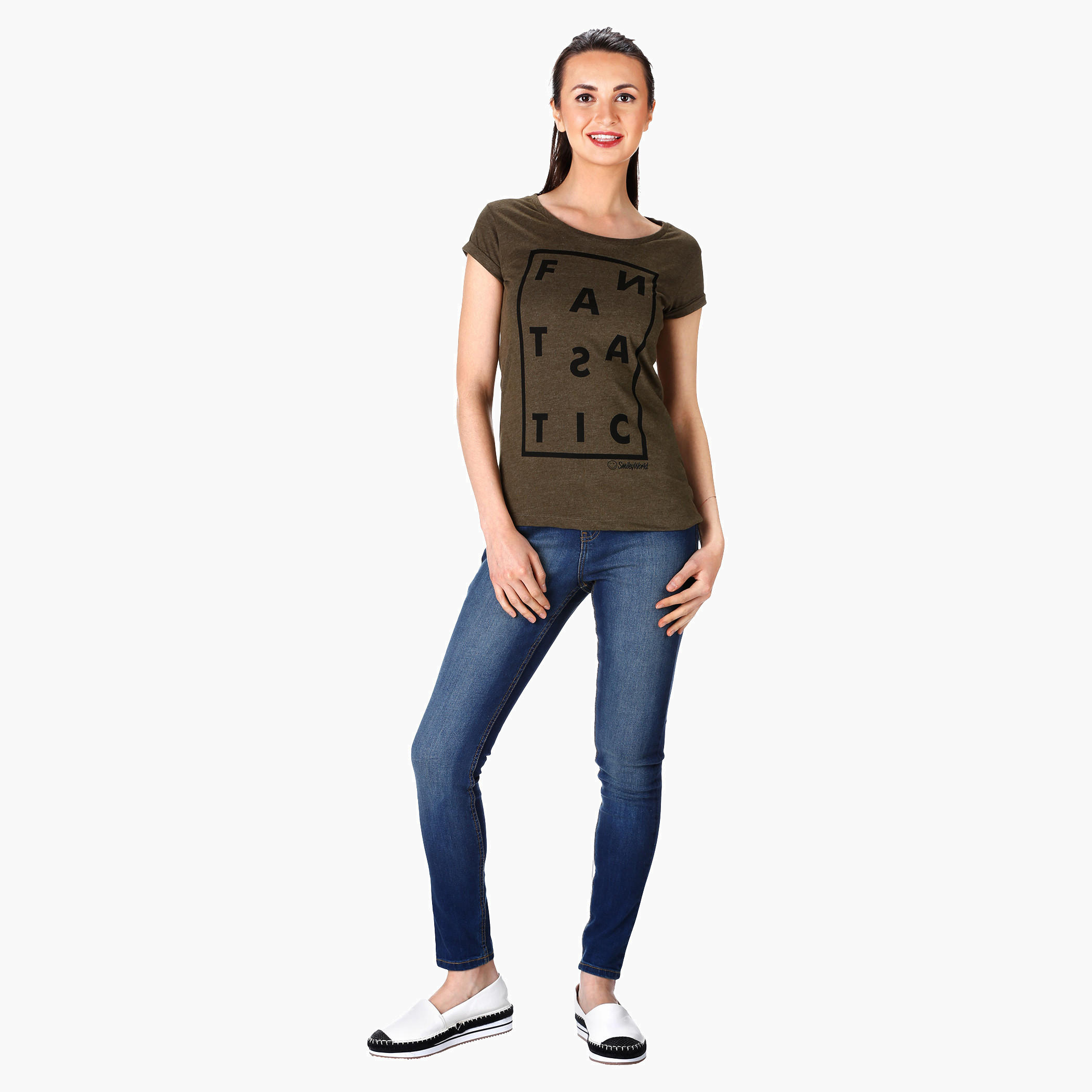 Smiley World Short Sleeves T-shirt-women-clothing-tshirts-image-5