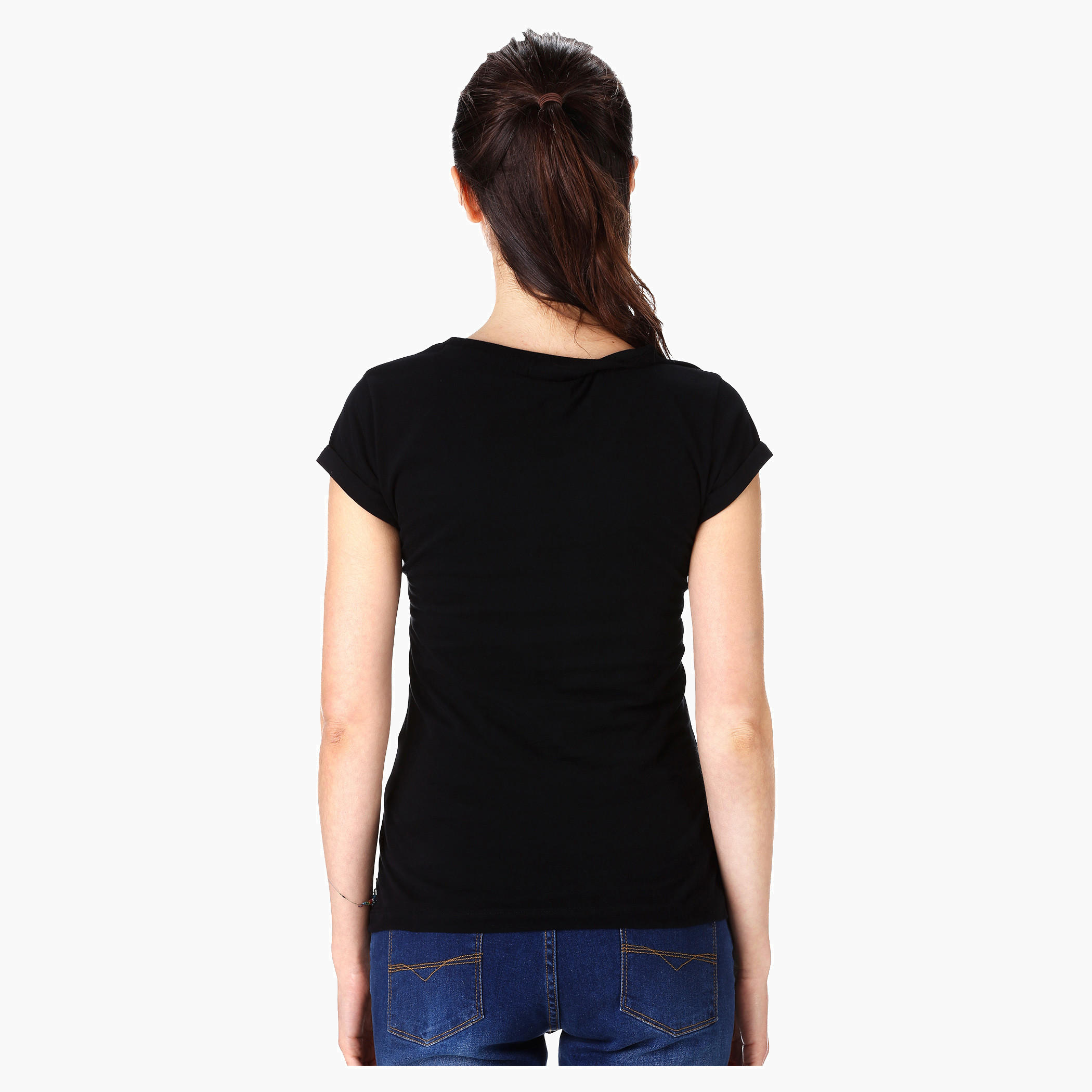 Smiley World Printed T-shirt-women-clothing-tshirts-image-4
