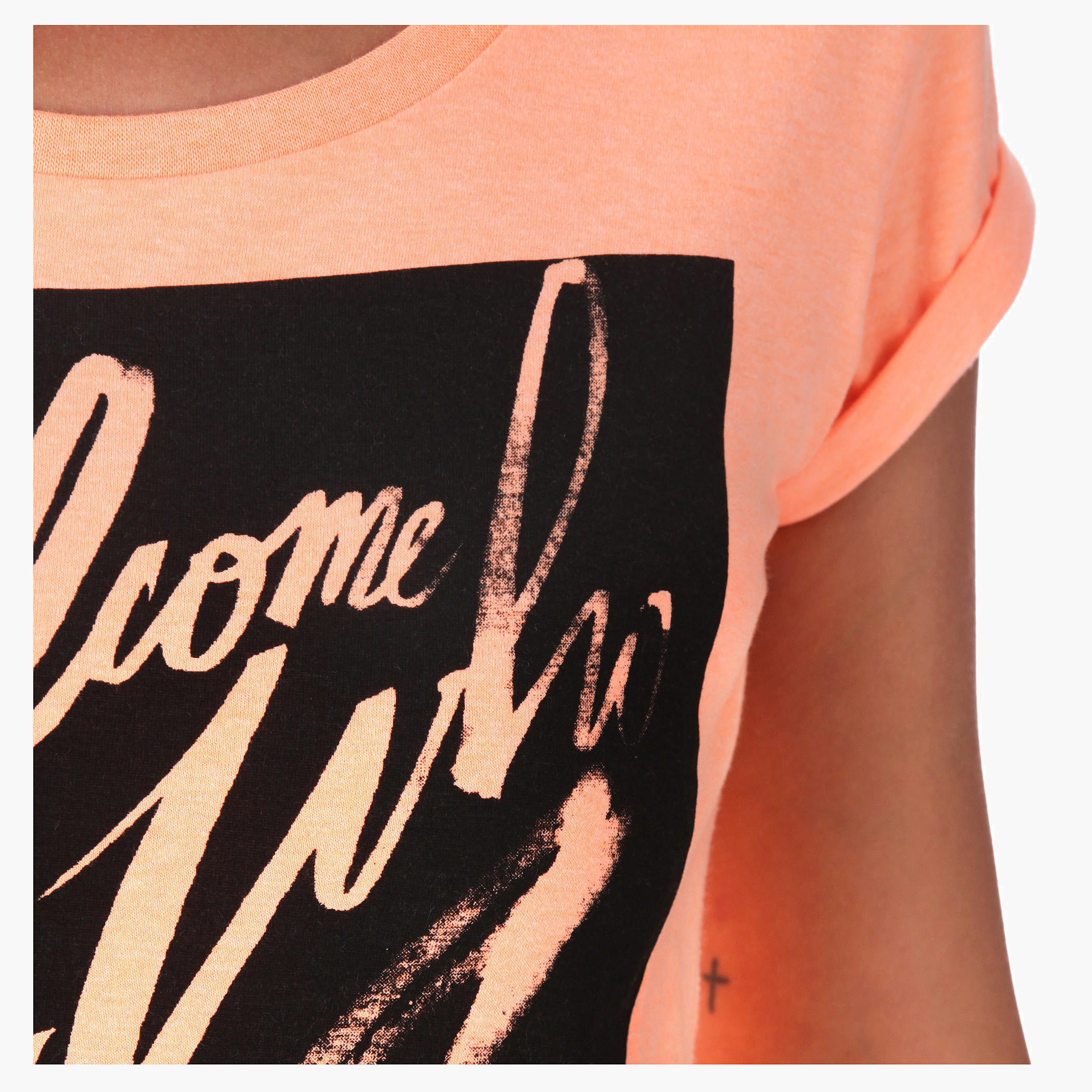 Smiley World Printed T-shirt-women-clothing-tshirts-image-2