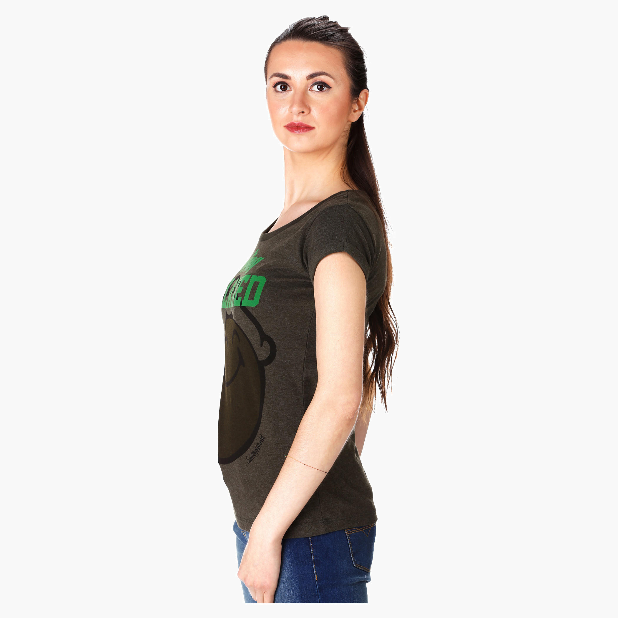 Smiley World Printed T-shirt-women-clothing-tshirts-image-3