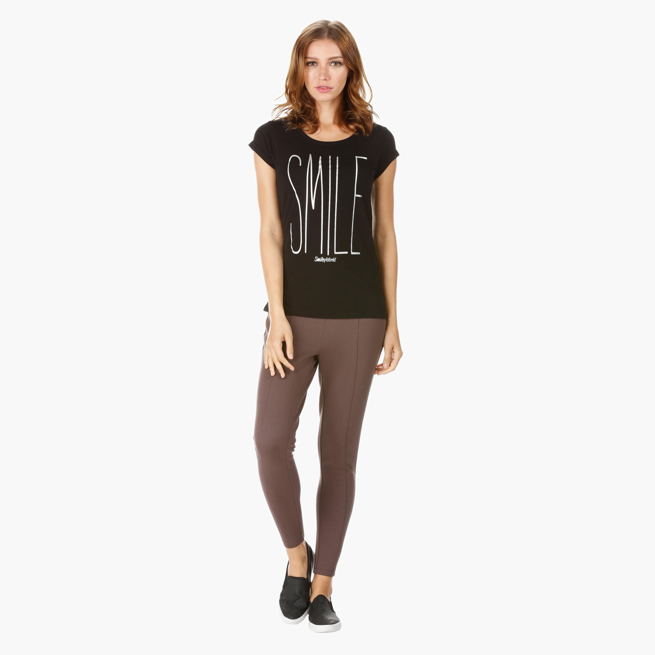 Smiley World Printed T-shirt-women-clothing-tshirts-image-5