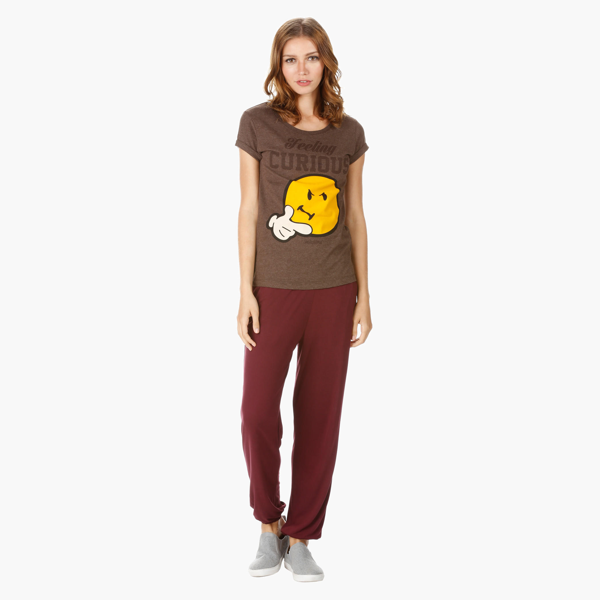 Smiley World Printed T-shirt-women-clothing-tshirts-image-5