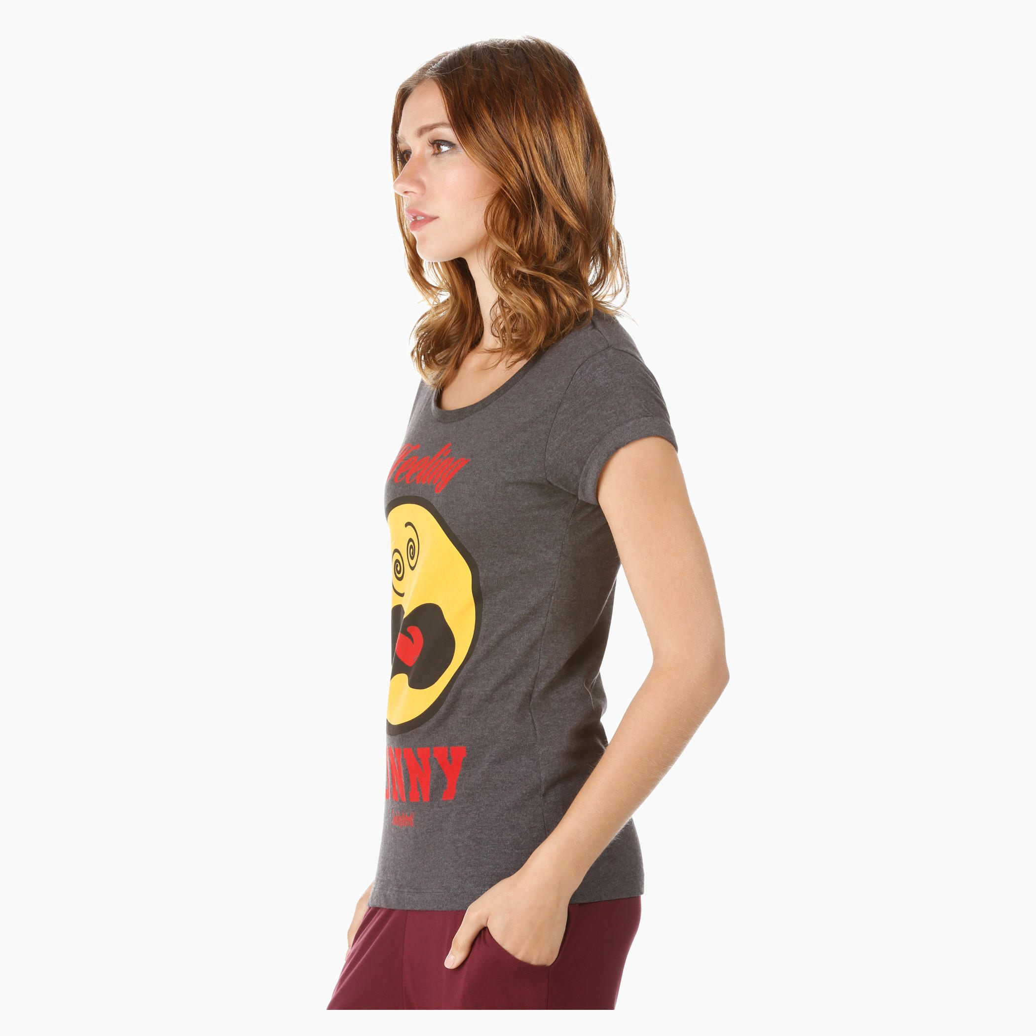 Smiley World Printed T-shirt-women-clothing-tshirts-image-3