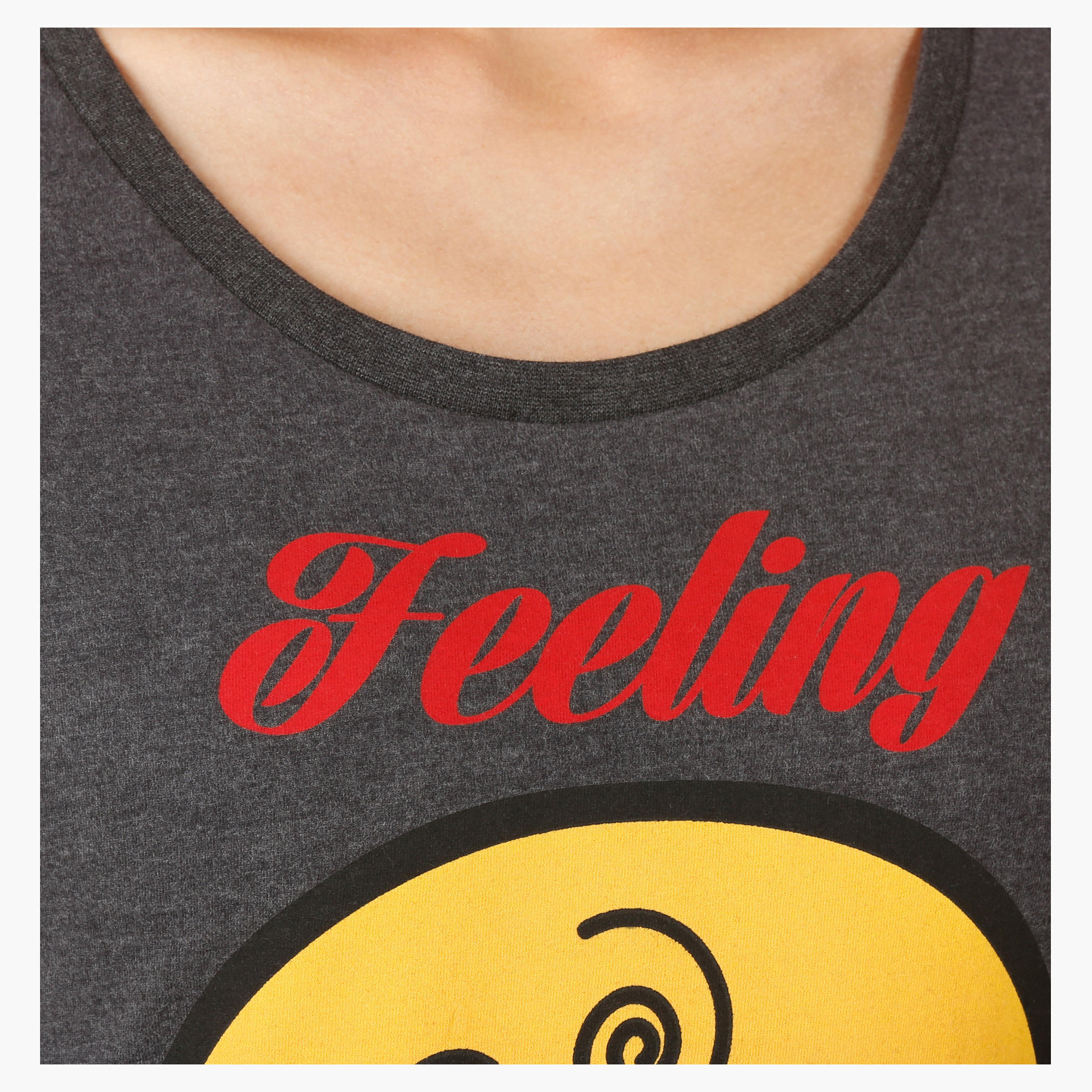 Smiley World Printed T-shirt-women-clothing-tshirts-image-4