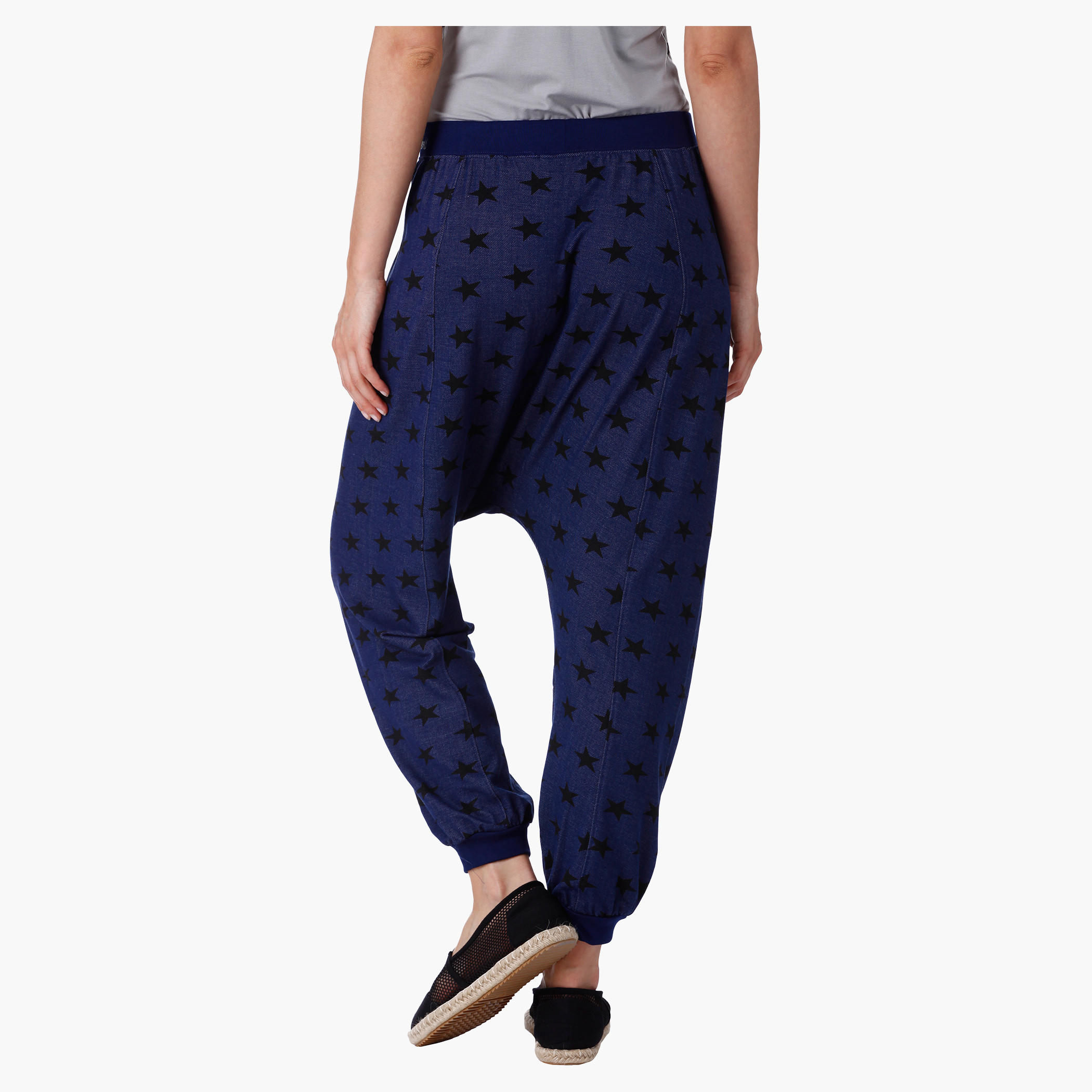 Smiley World Printed Jog Pants in Regular Fit-women-clothing-bottoms-joggers-image-2