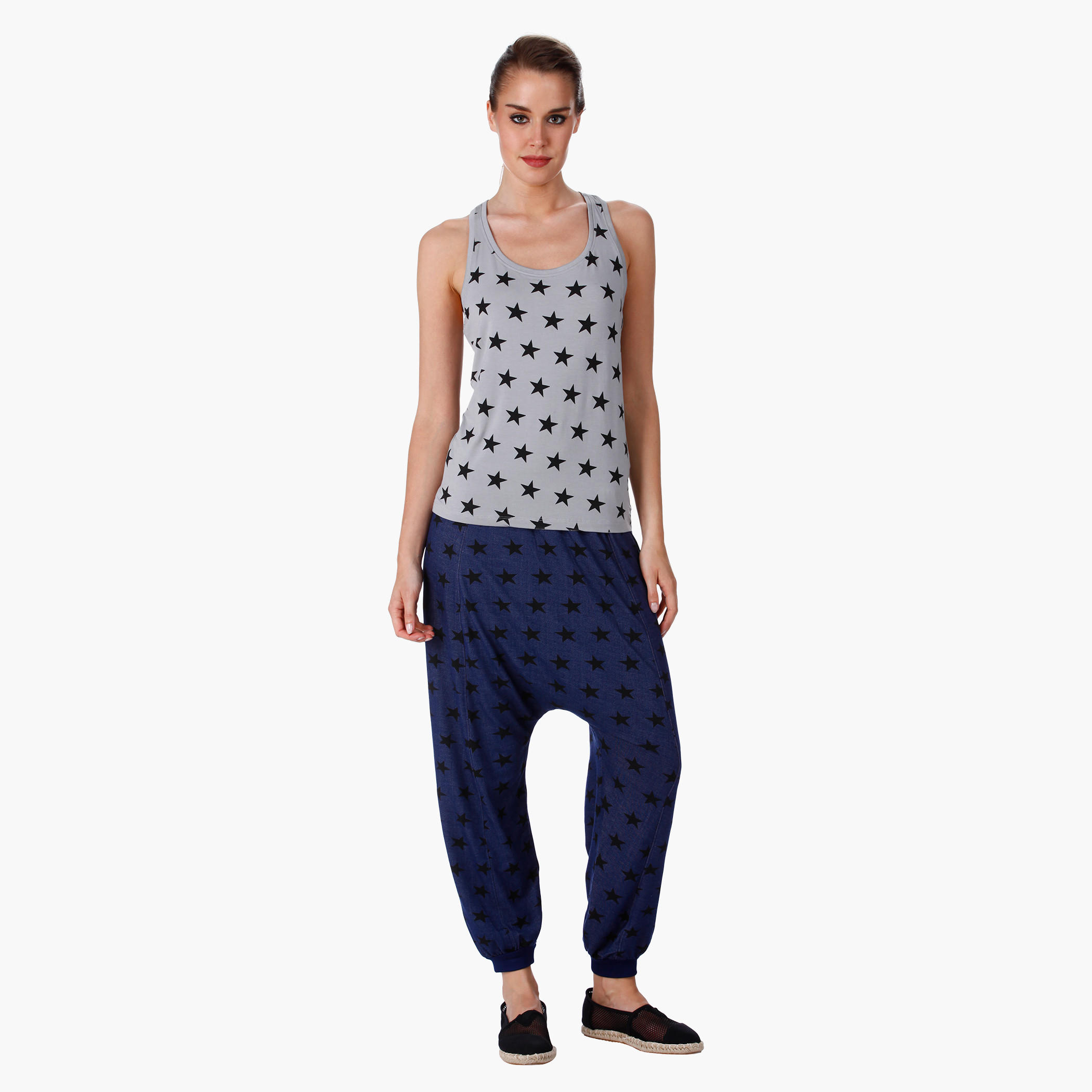 Smiley World Printed Jog Pants in Regular Fit-women-clothing-bottoms-joggers-image-5