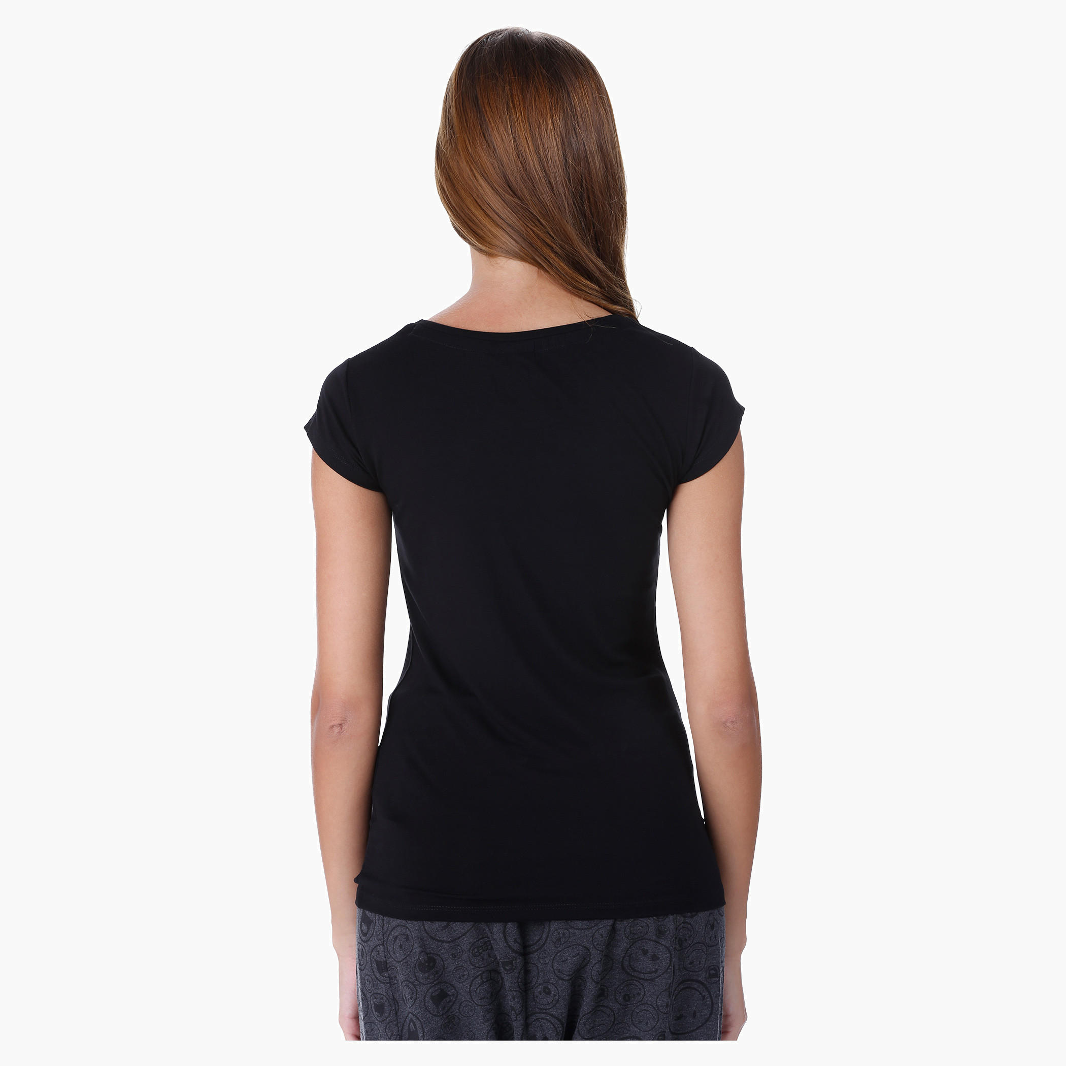 Smiley World Graphic Print T-shirt-women-clothing-tshirts-image-2