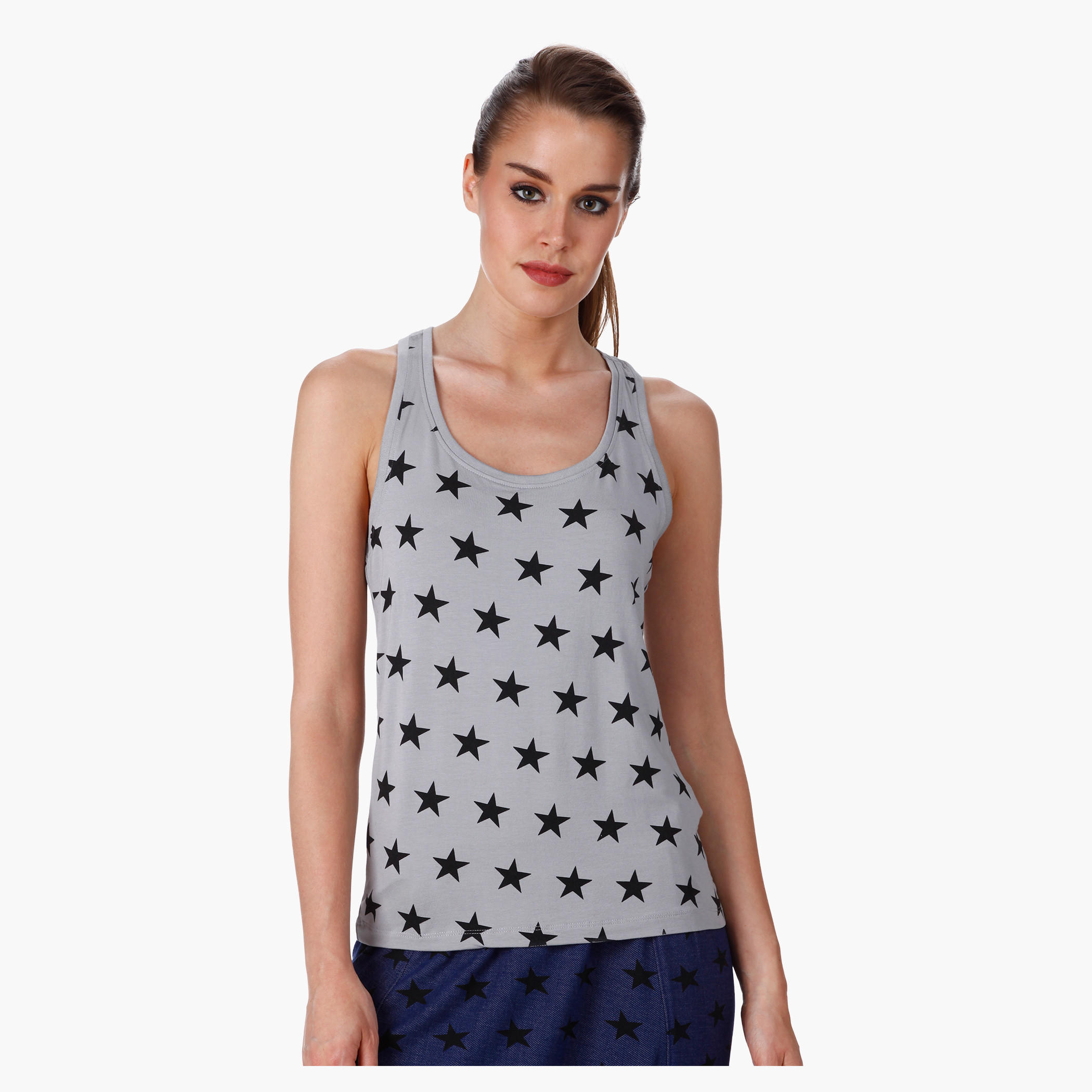 Smiley World Printed Top in Regular Fit-women-clothing-tshirts-image-1