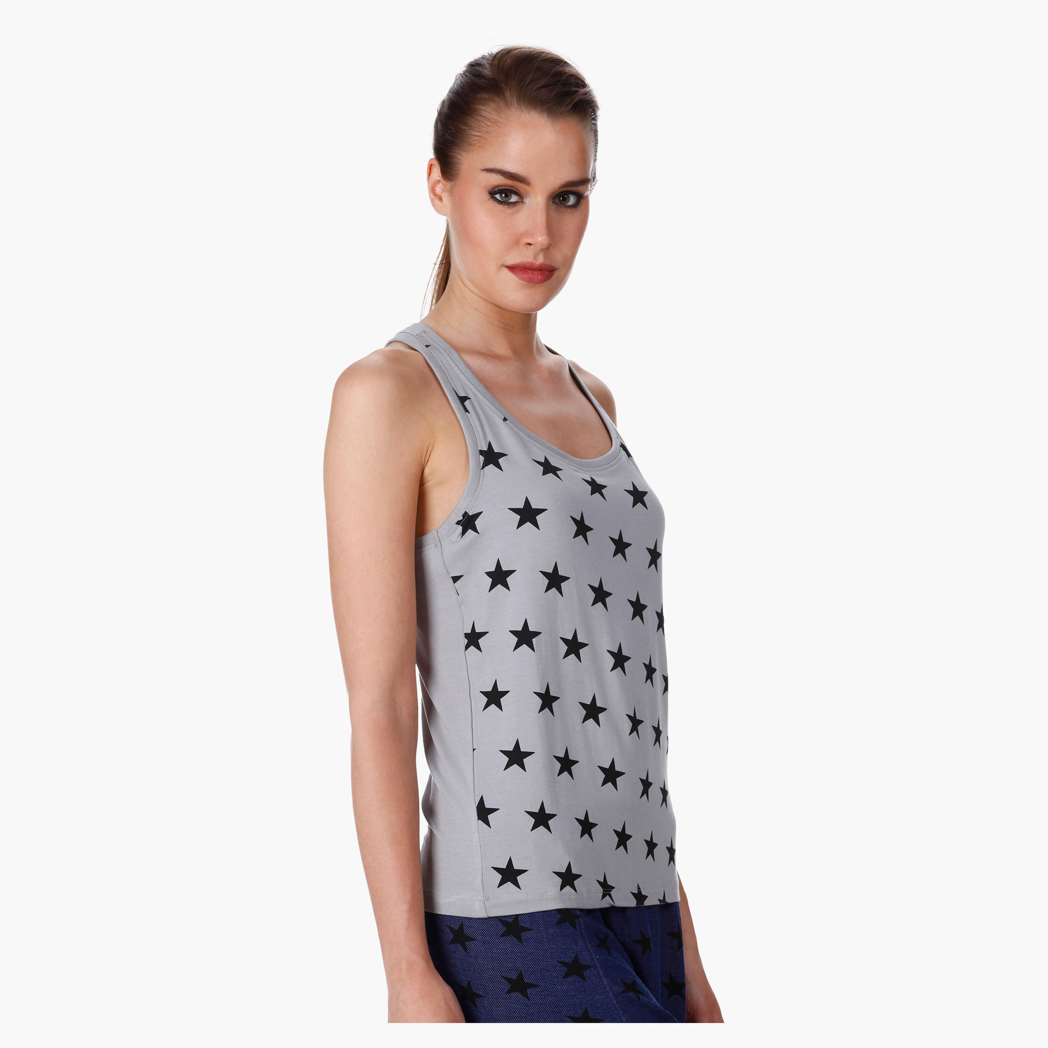 Smiley World Printed Top in Regular Fit-women-clothing-tshirts-image-3