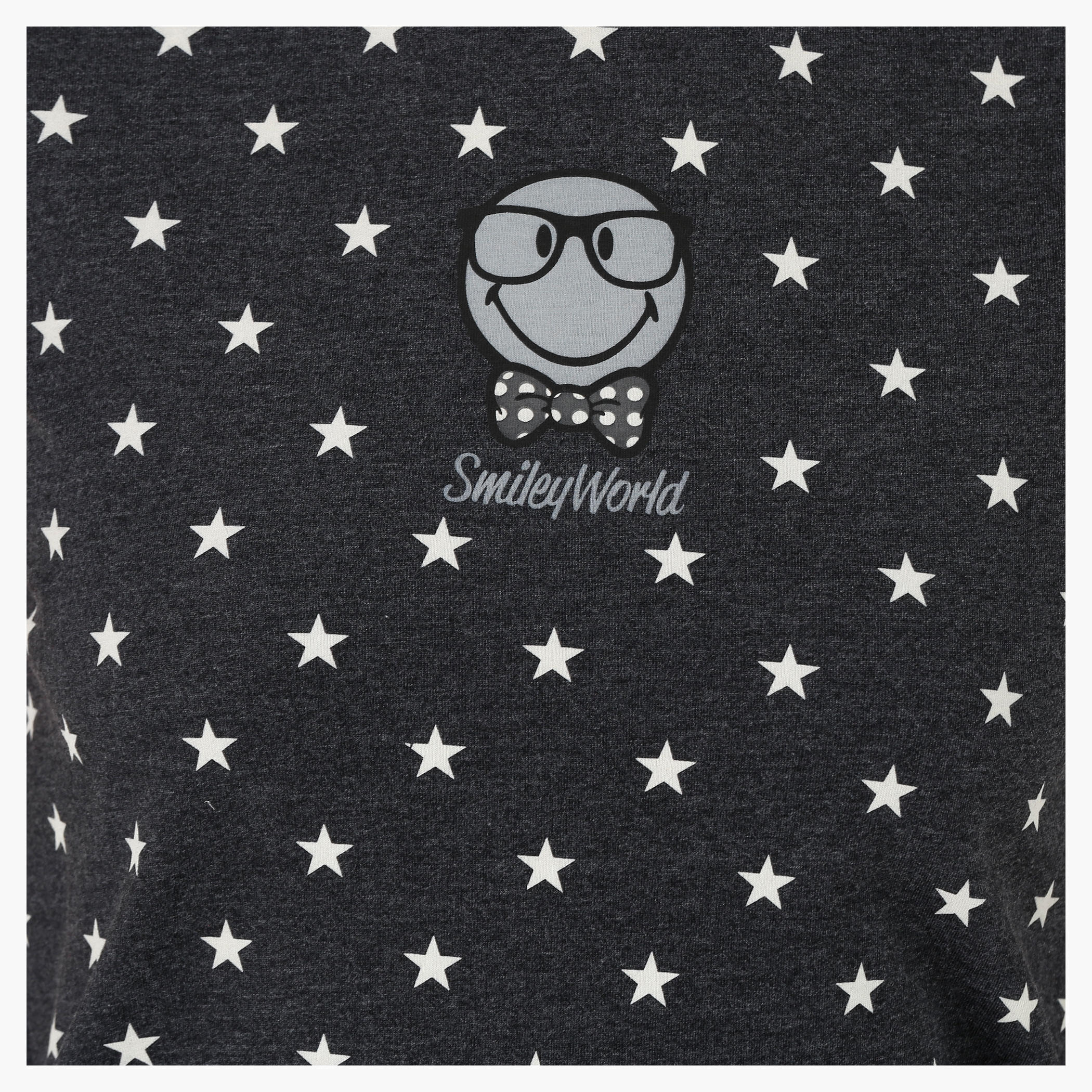 Smiley World Printed Top-women-clothing-tshirts-image-4