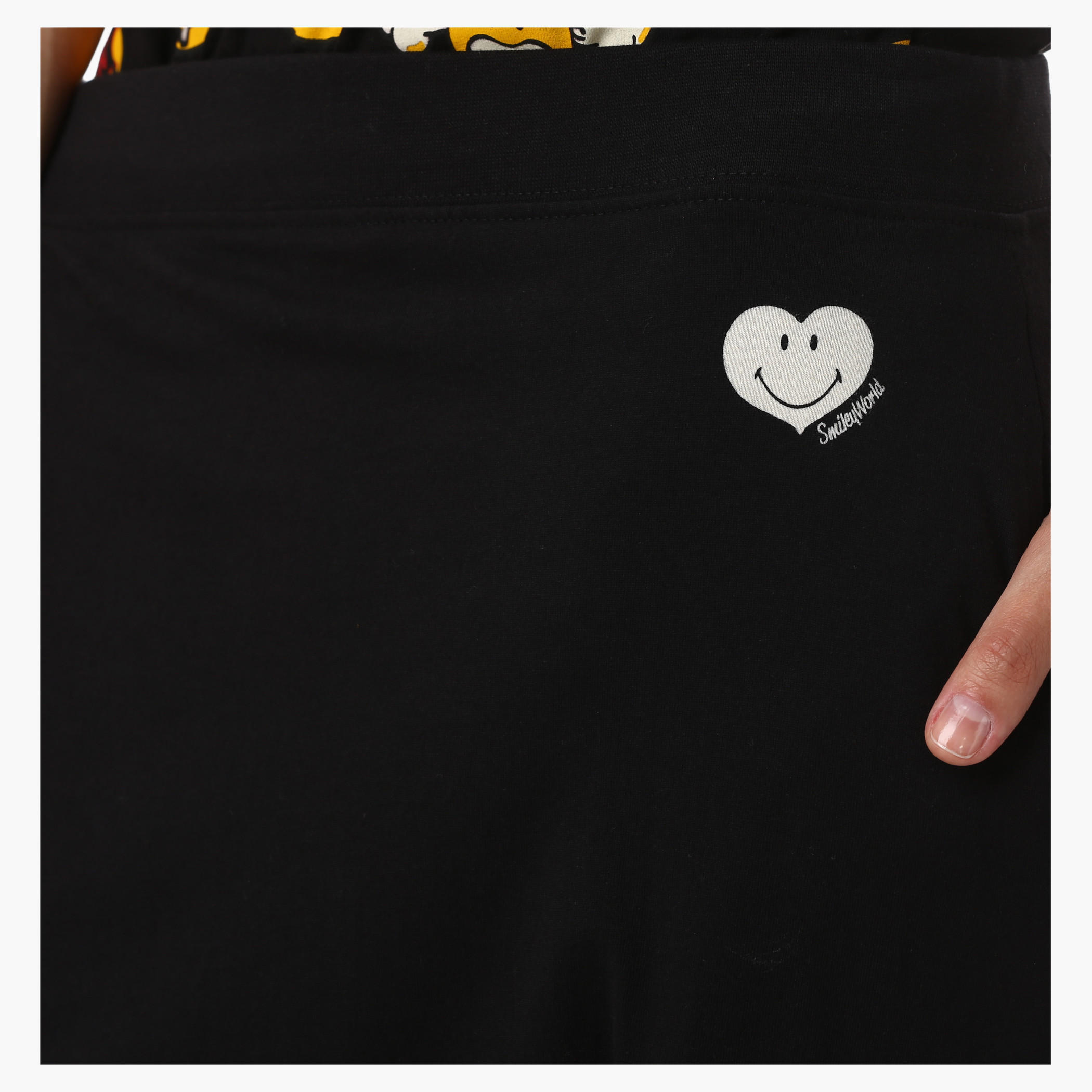 Smiley World Cotton Printed Jog Pants-women-clothing-bottoms-trousers-image-4