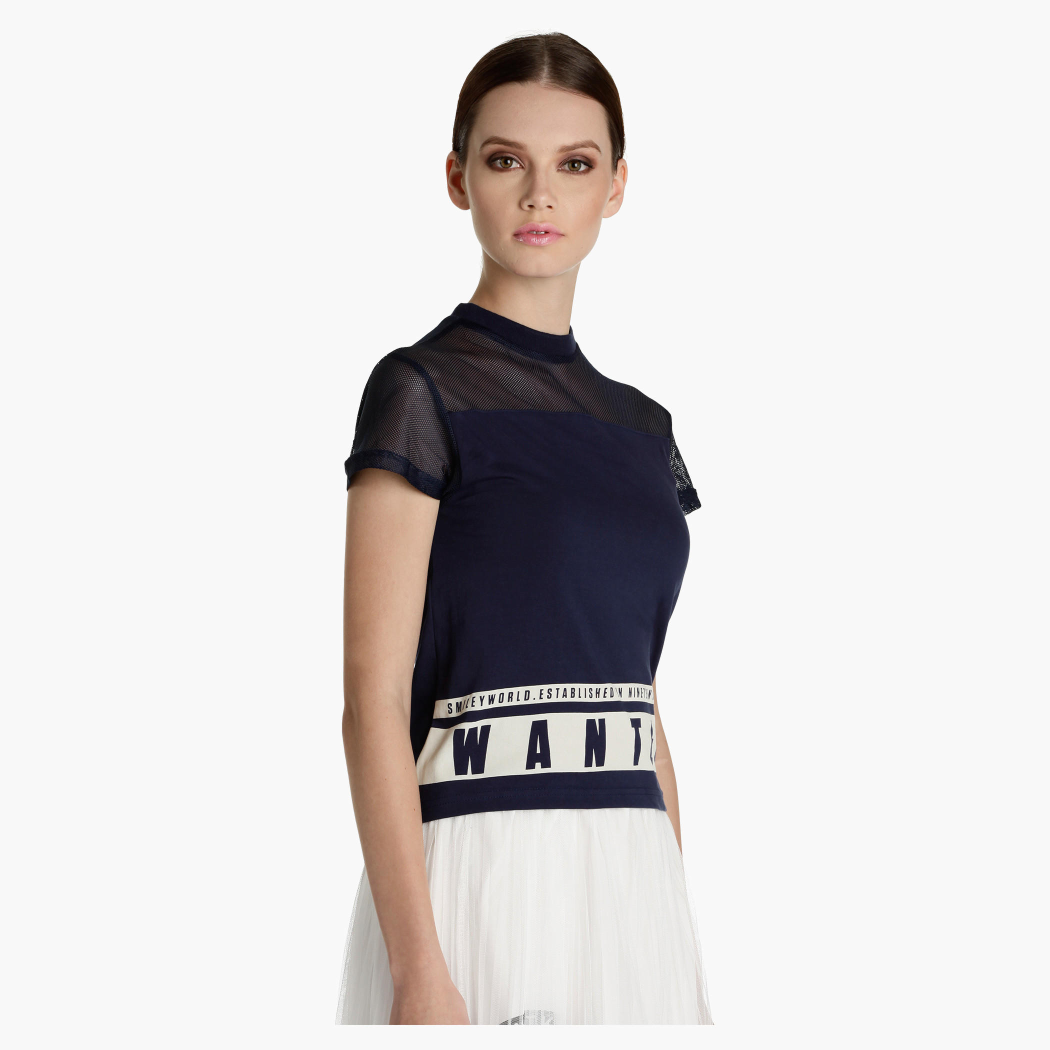 Smiley World Printed Top-women-clothing-shirtsandblouses-blouses-image-3